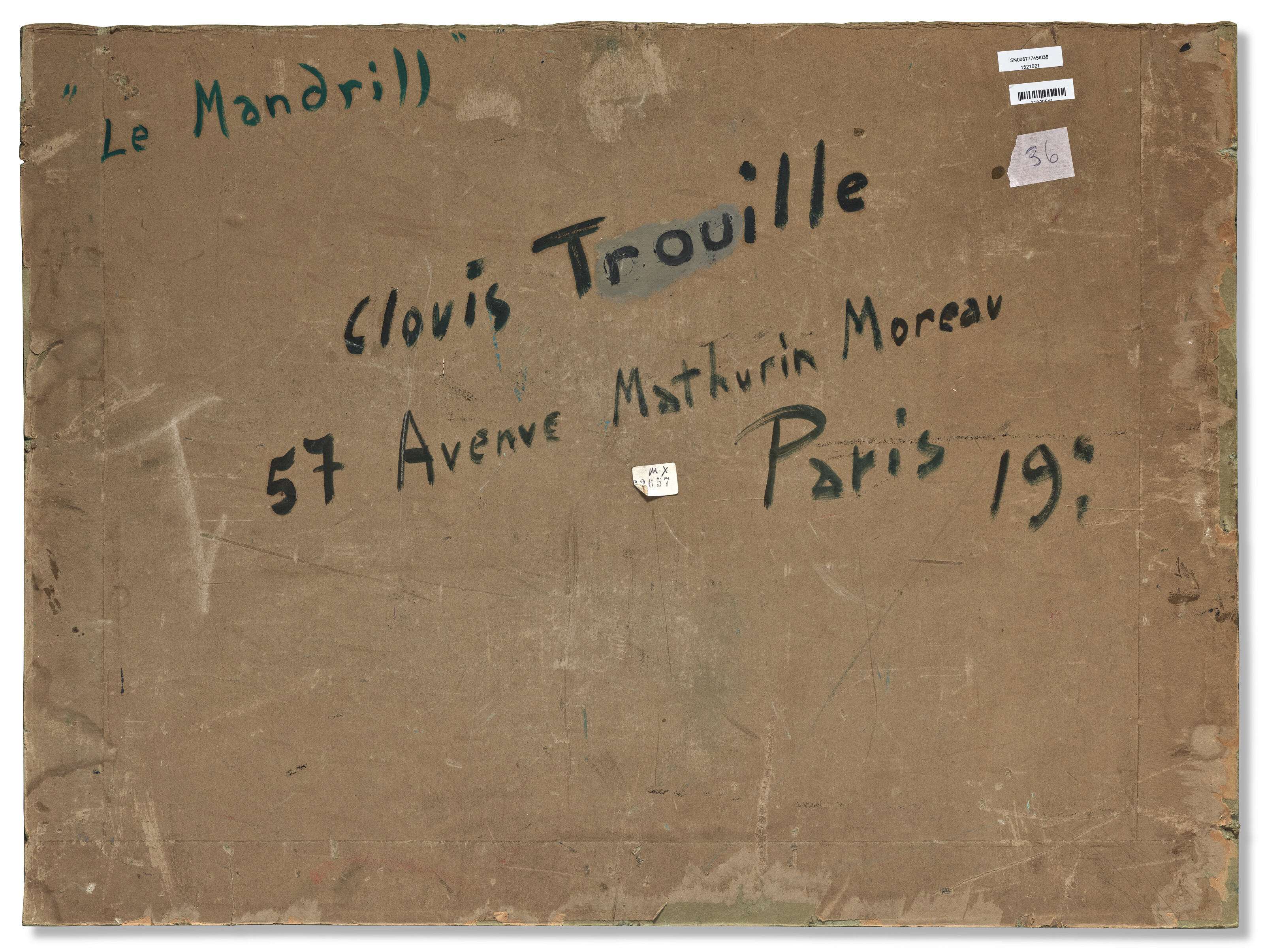Clovis Trouille — Мандрил из птиц, танцующих в экзотических джунглях, из птиц, живущих в тропиках, изображение 4