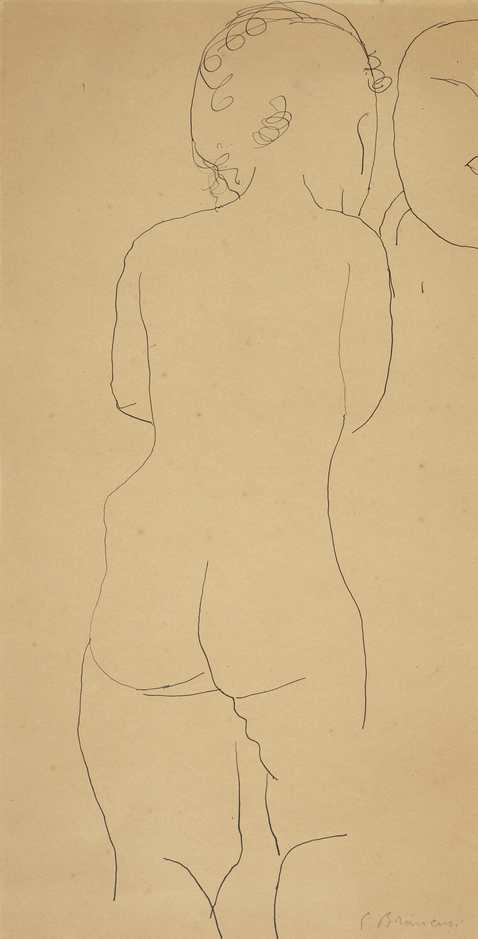 Constantin Brancusi — Без названия (Двое детей)