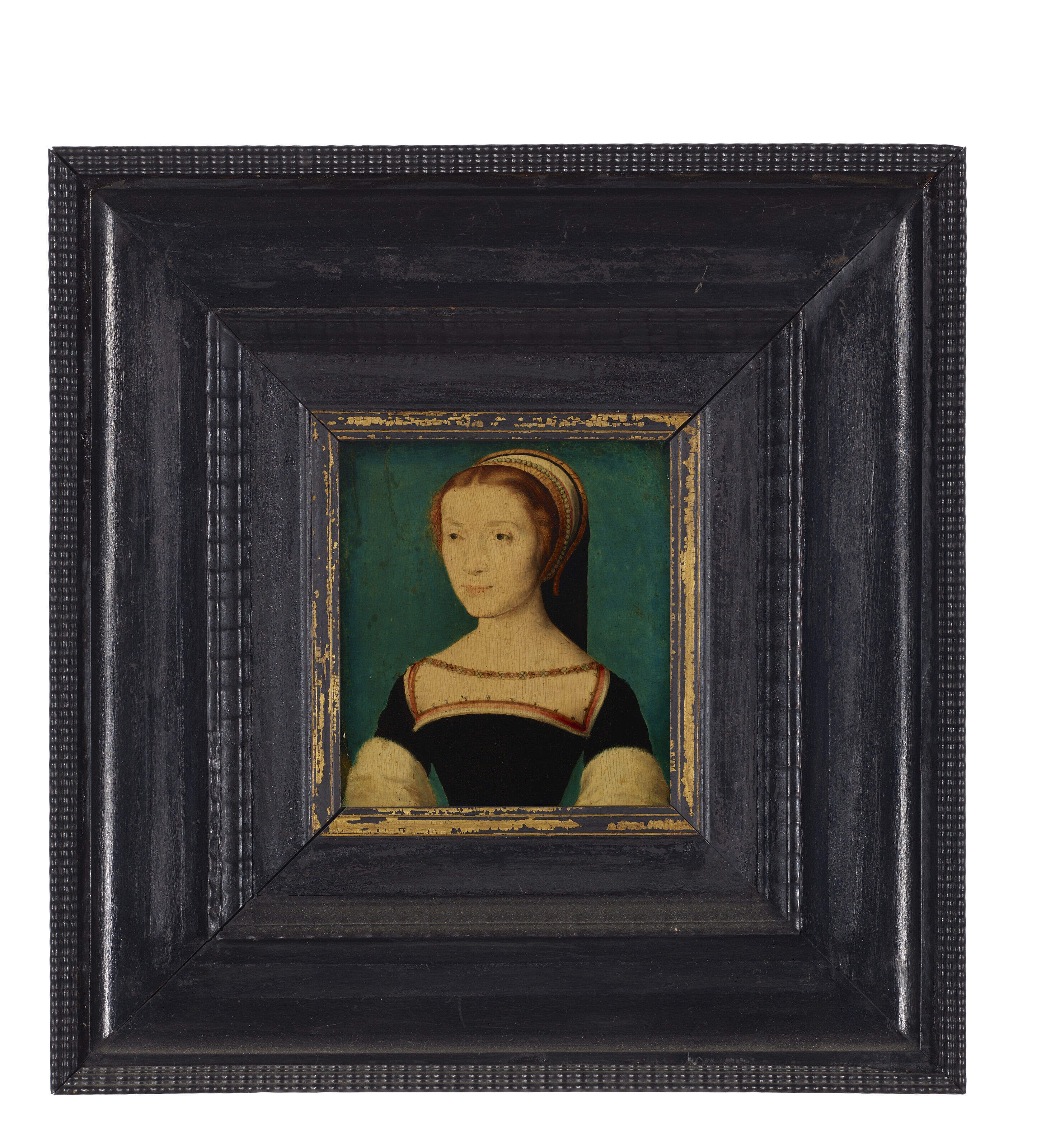 Corneille — Портрет дамы, возможно, Анны де Писселе д'Эйи (1508-1580), герцогини д'Этамп, во весь рост, изображение 2