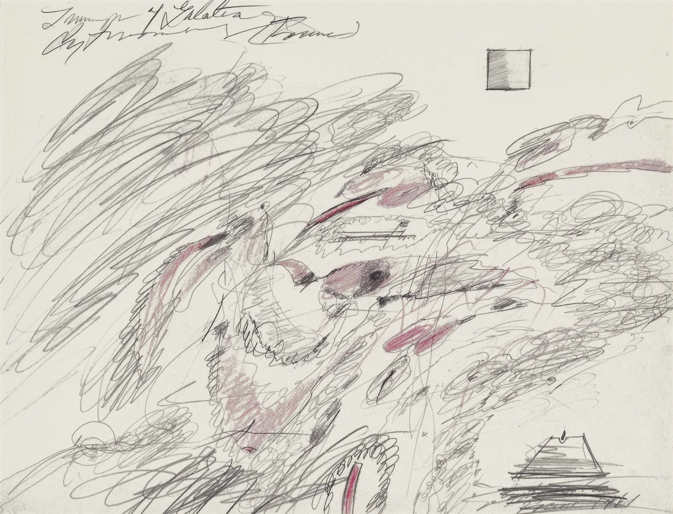 Cy Twombly — Триумф Галатеи