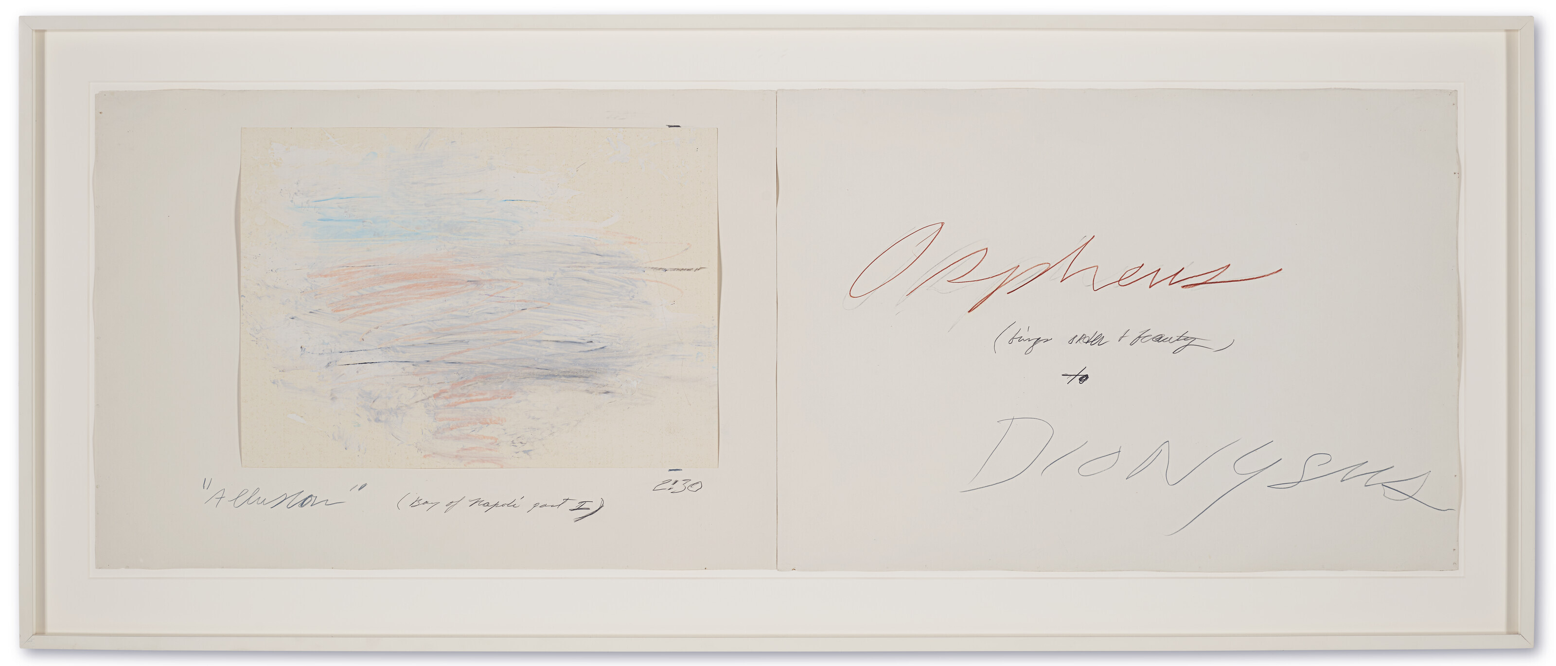 Cy Twombly — Аллюзия (Неаполитанский залив, часть I), изображение 2