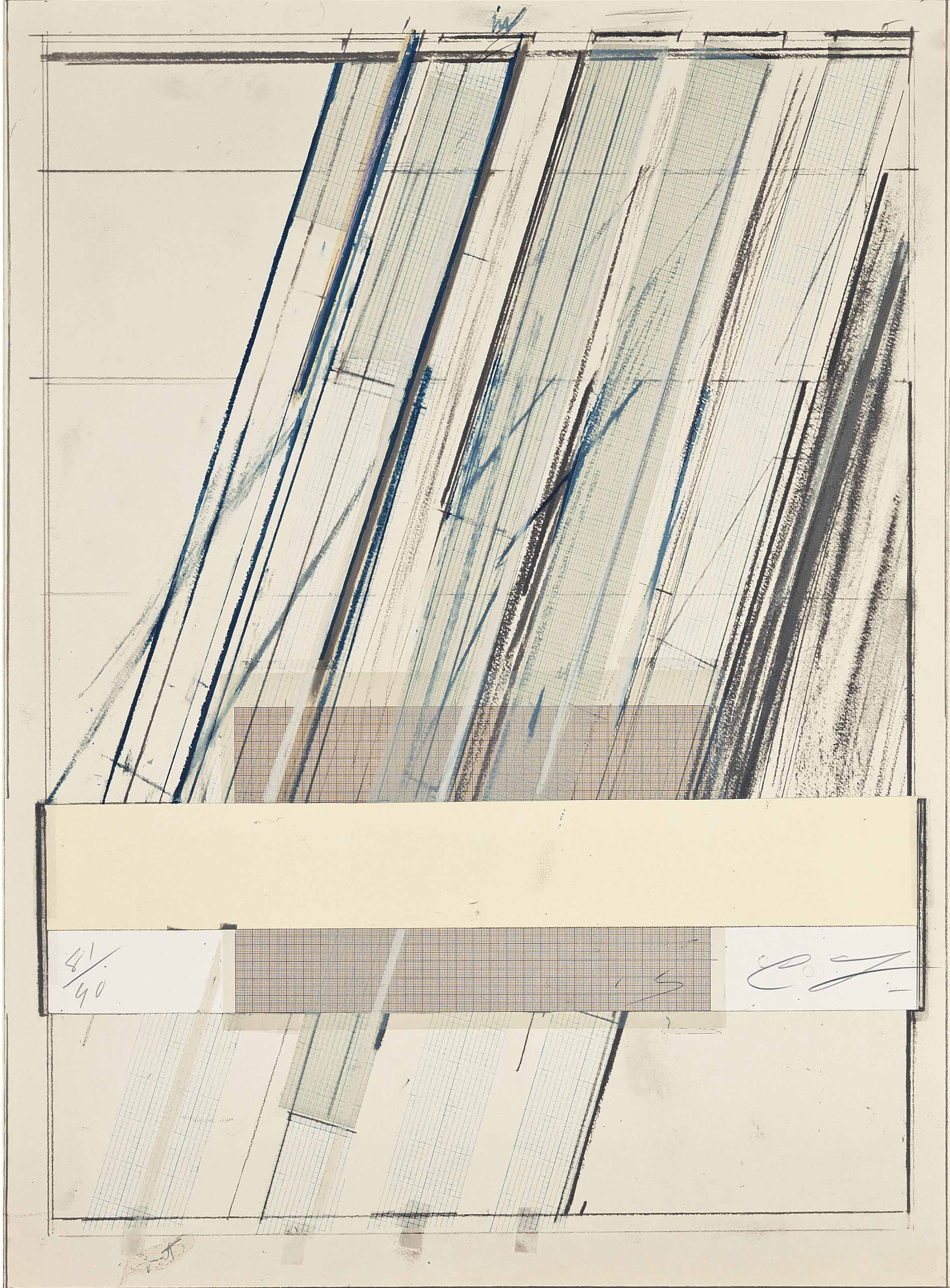 Cy Twombly — Без названия, от: Hommage à Picasso