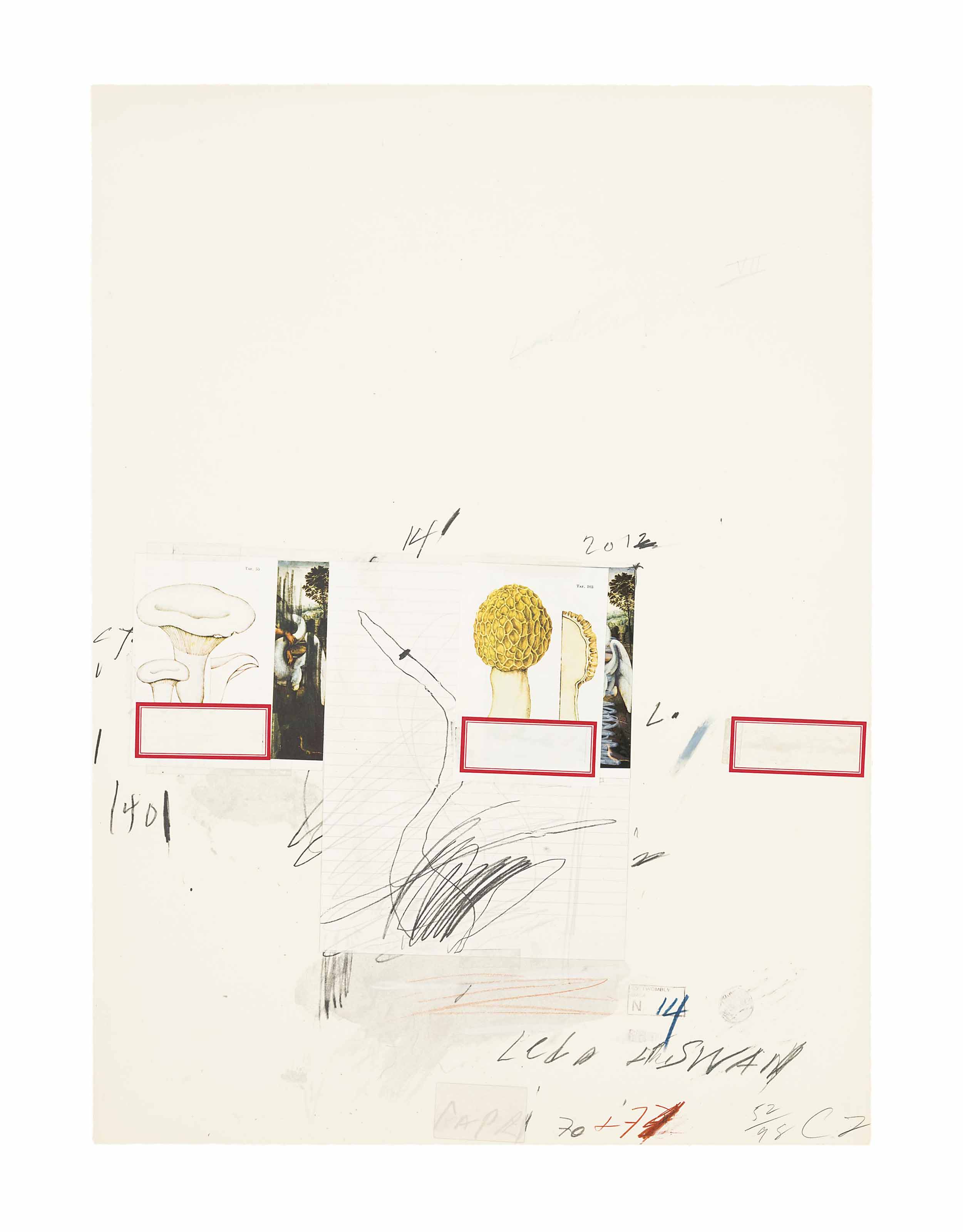 Cy Twombly — Фото I, из: Естественная история, часть I (Бастиан, 42)