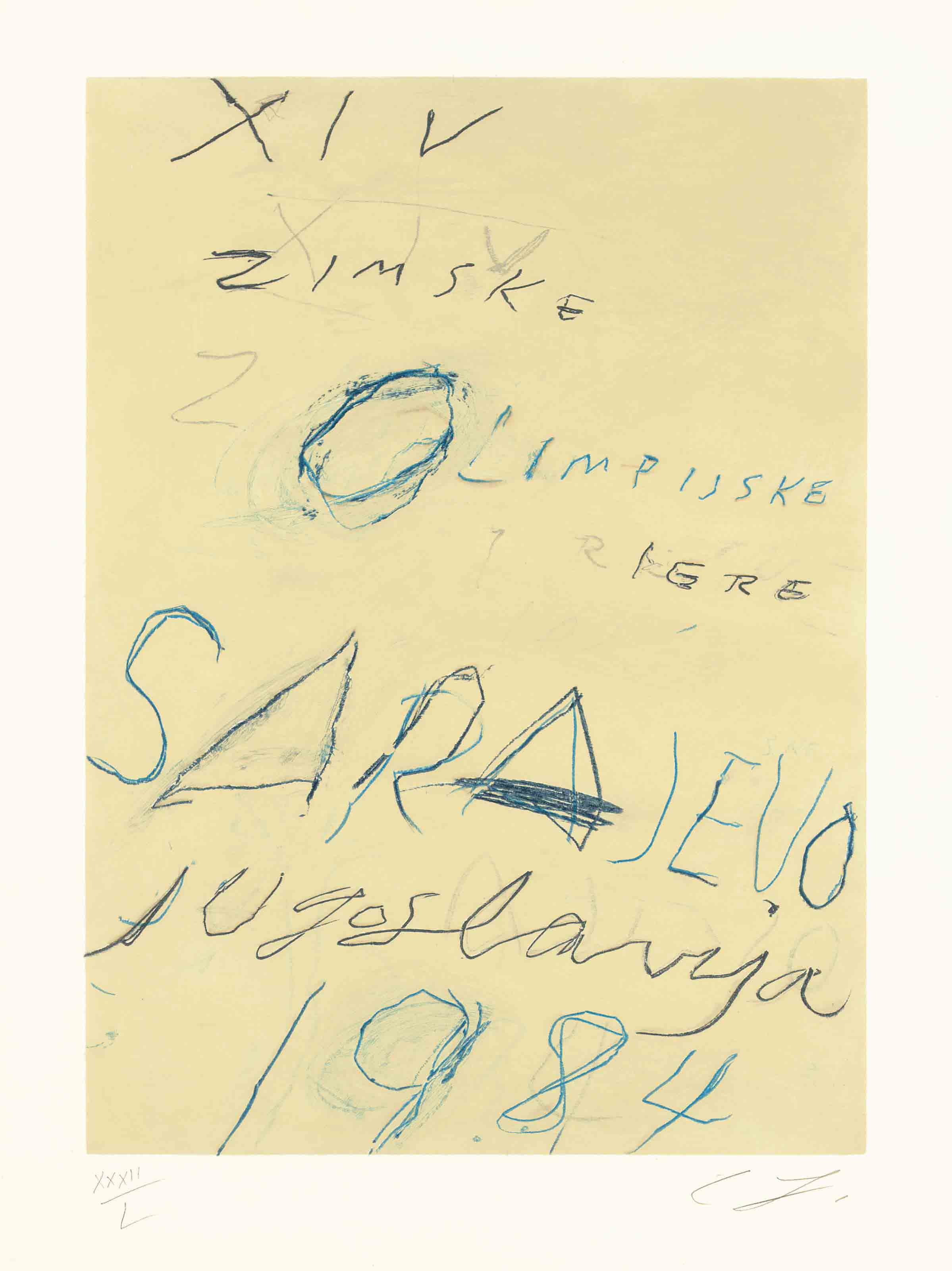 Cy Twombly — Без названия (Бастиан, 76)