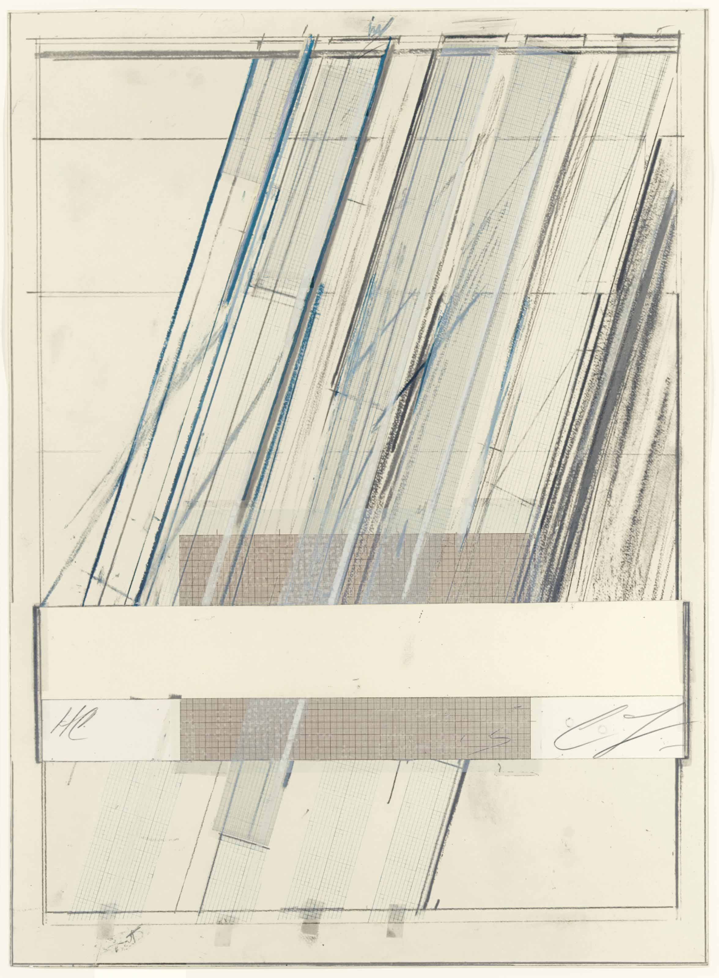 Cy Twombly — Без названия, из американского журнала Hommage à Picasso