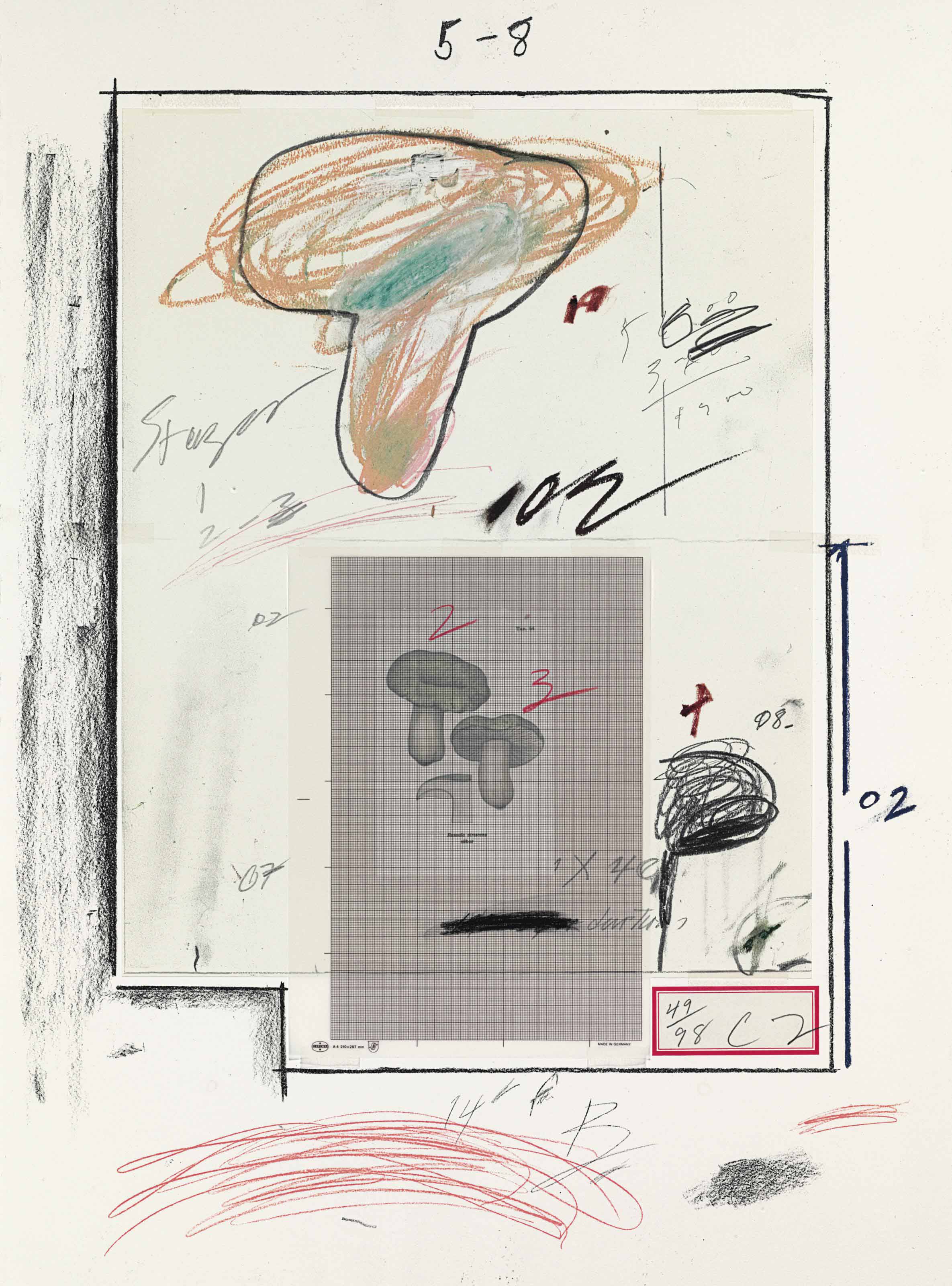 Cy Twombly — Нет. III, из первой части естественной истории