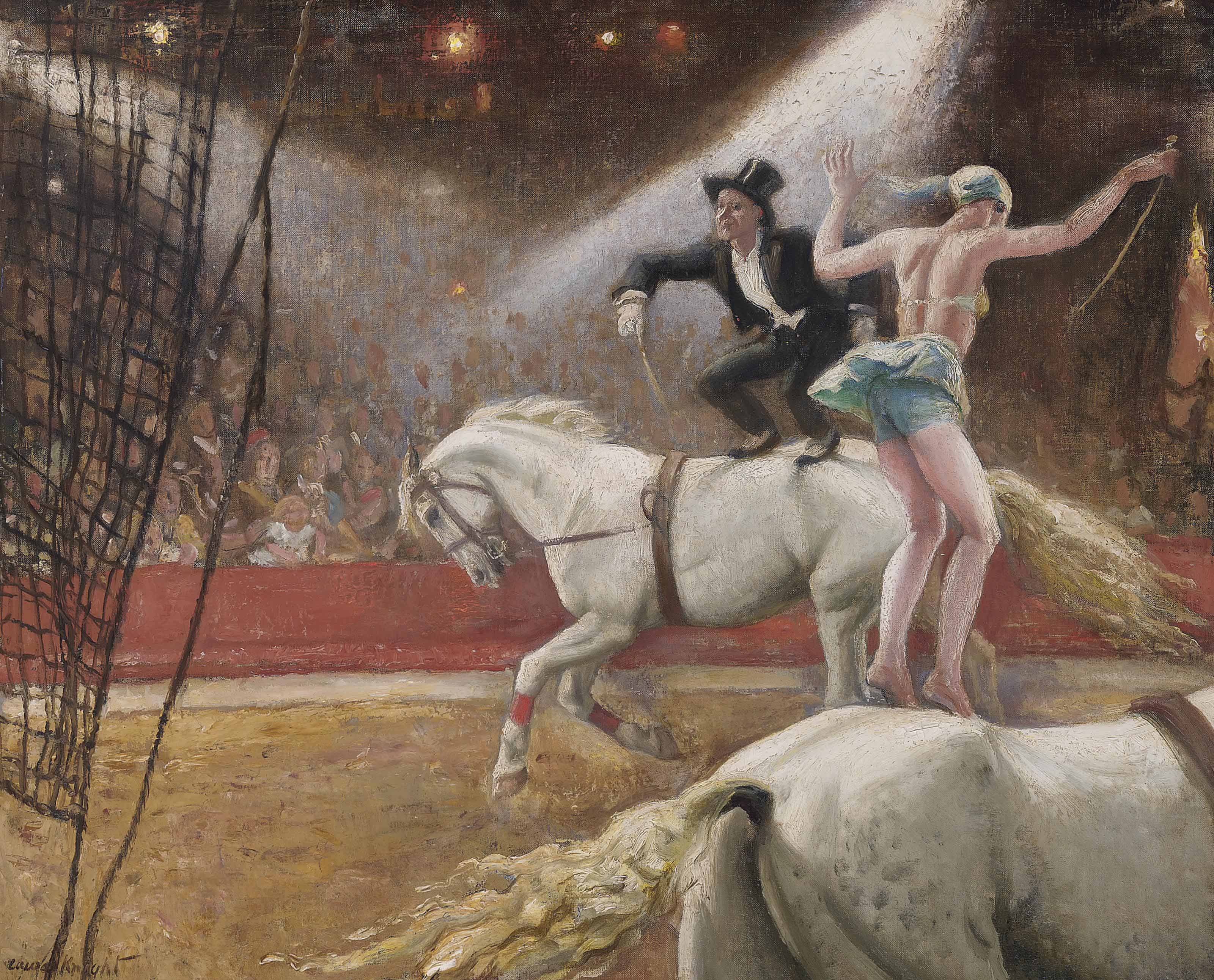 Dame Laura Knight — Комедийные гонщики