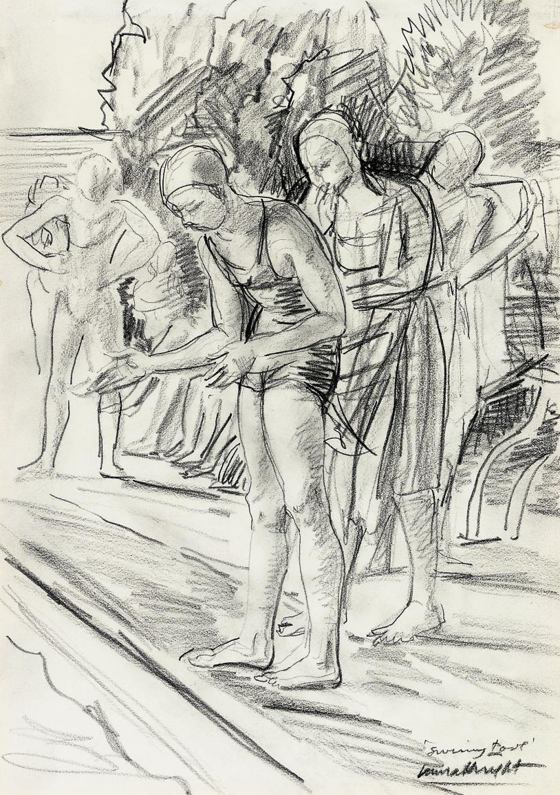 Dame Laura Knight — Плавательный бассейн