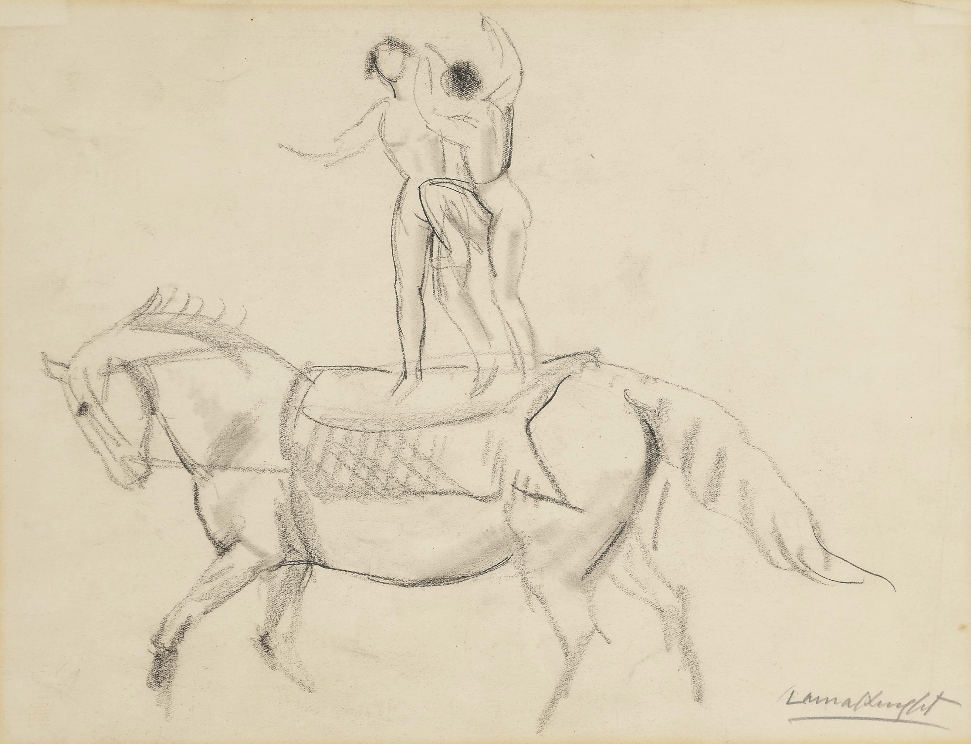 Dame Laura Knight — Цирковые акробаты