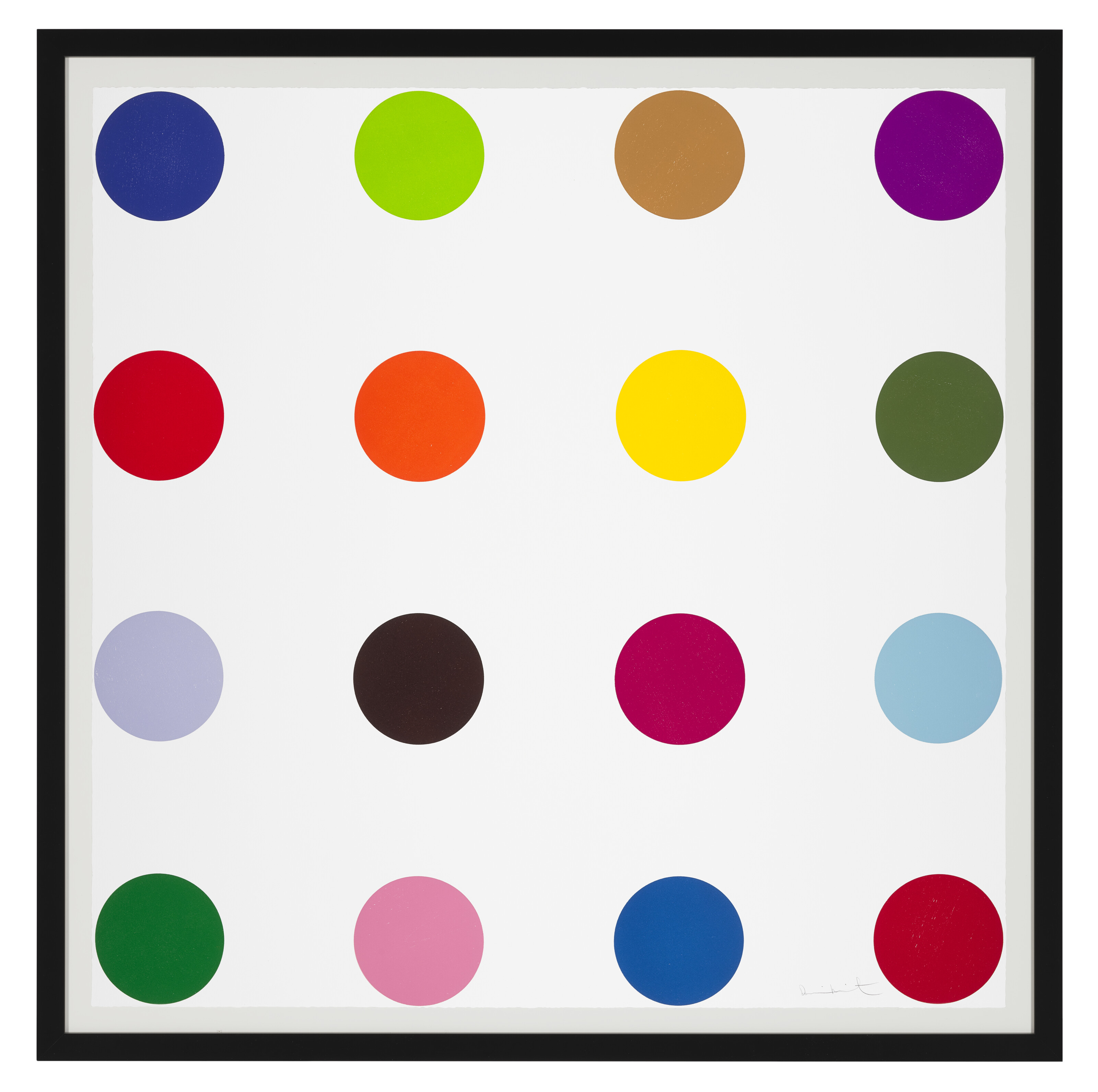 Damien Hirst — Кокарбоксилаза, из 40 вырезанных на дереве пятен, изображение 2