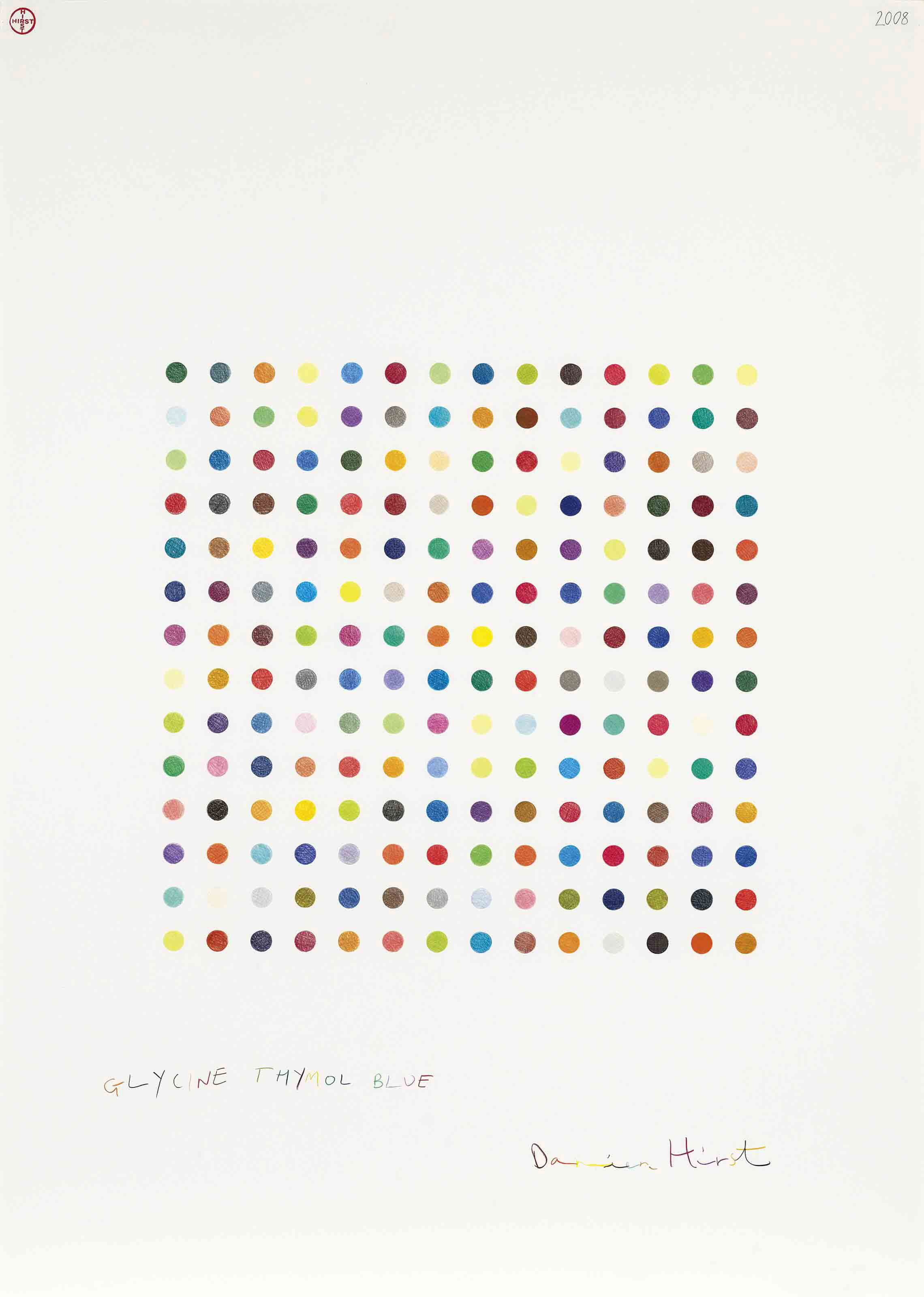 Damien Hirst — Глицин-тимоловый синий