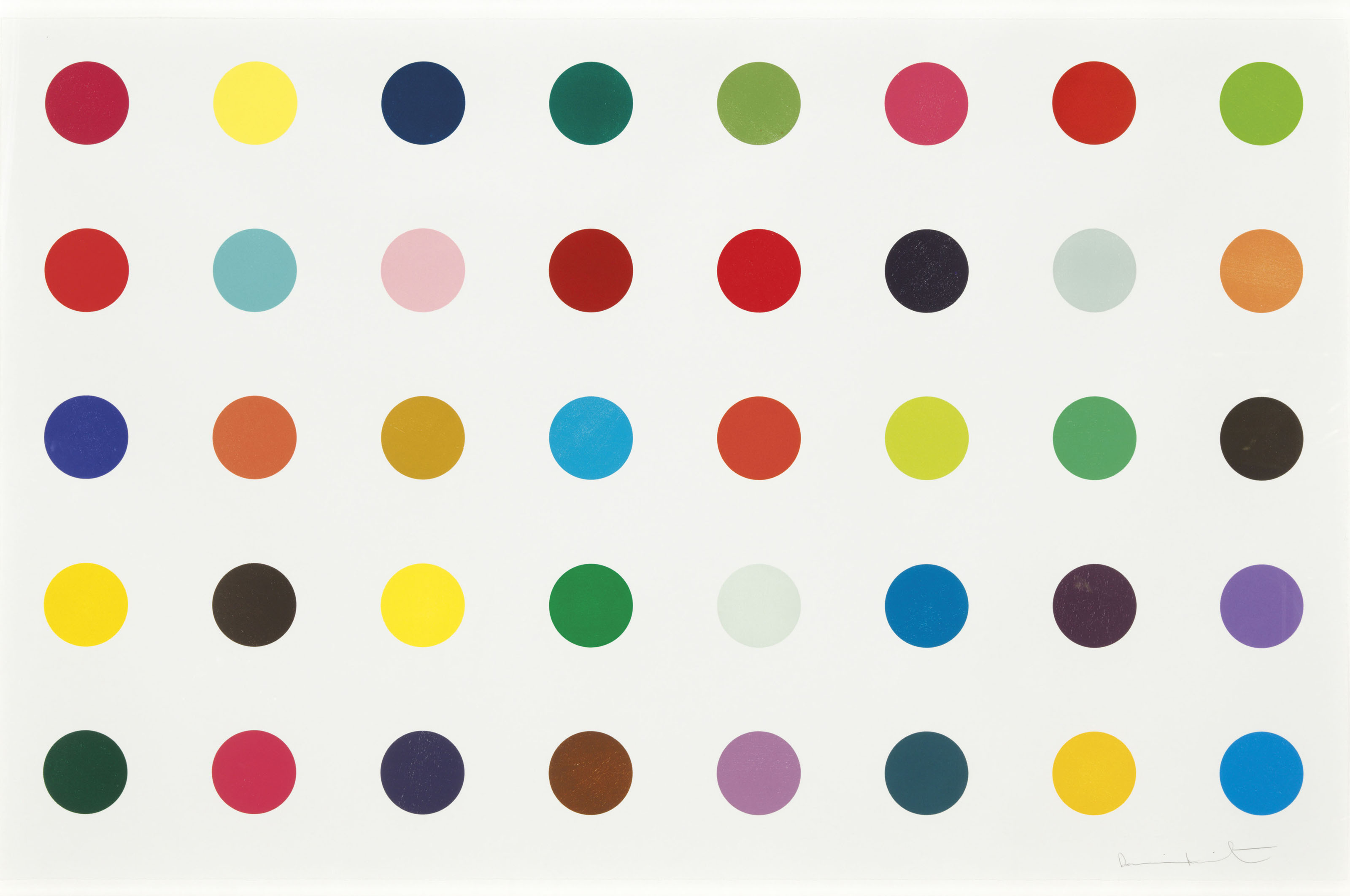 Damien Hirst — Метилфенилсульфоксид, из: 12 мест для гравюры на дереве