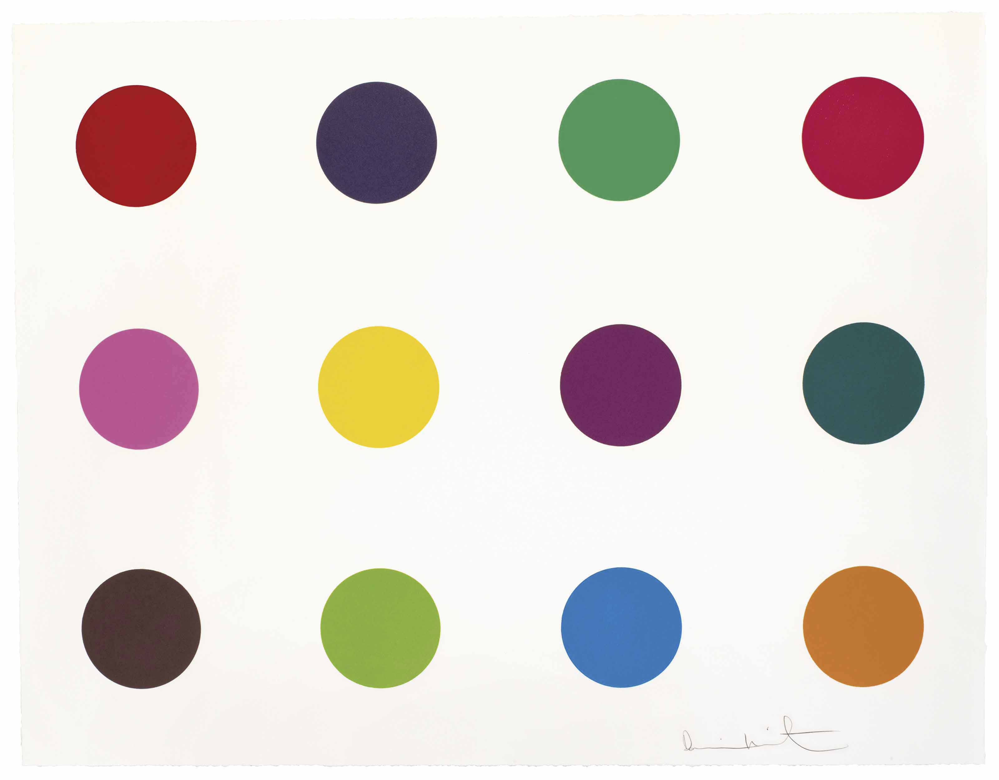 Damien Hirst — Метионин из 12 гравюр на дереве