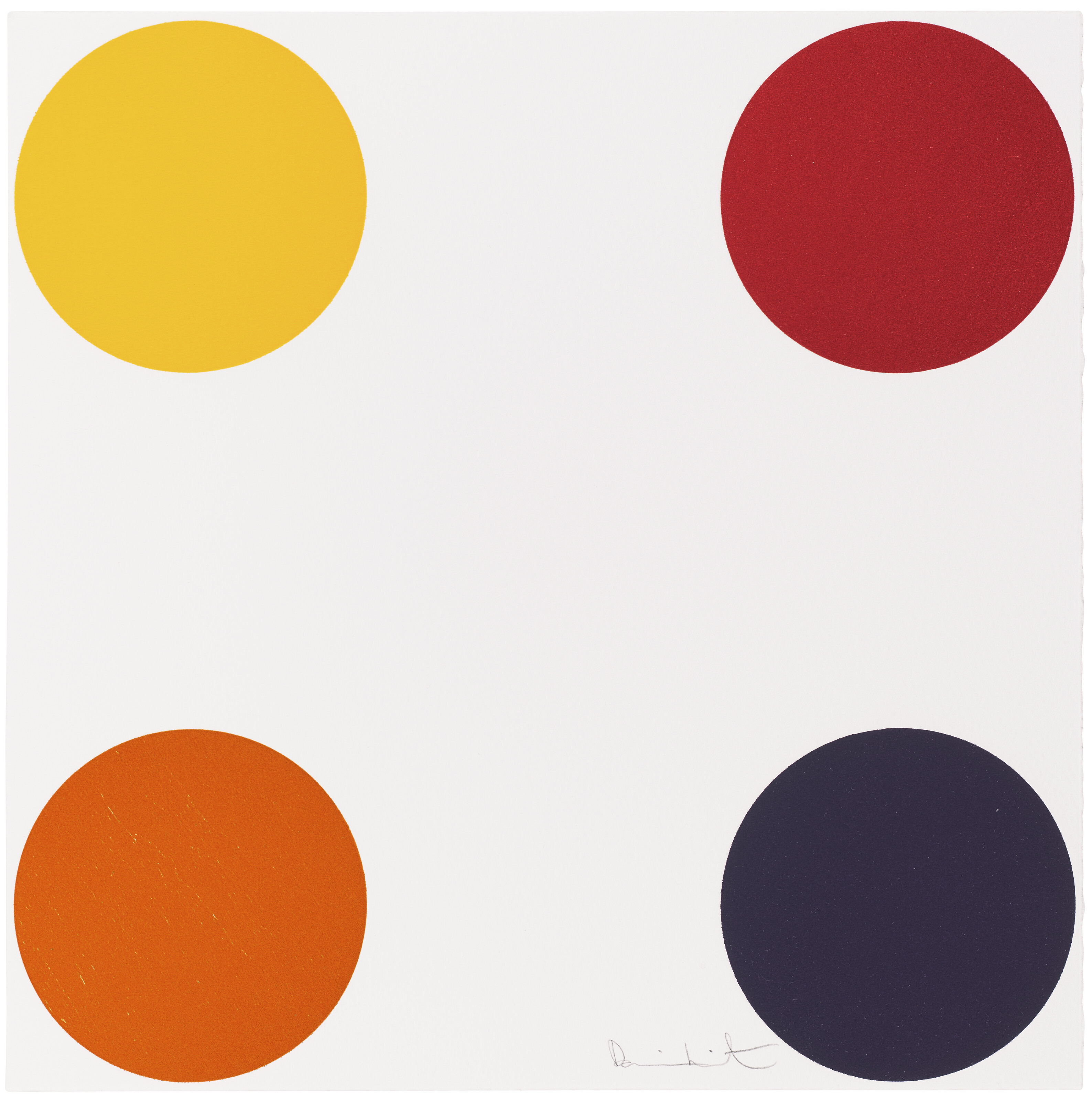 Damien Hirst — Элайдоилхлорид, из 40 мест для гравюры на дереве