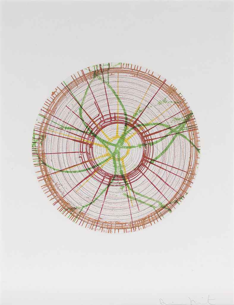 Damien Hirst — "Свобода", "Из-за вращения", "Влияние мира на вещи", Том I