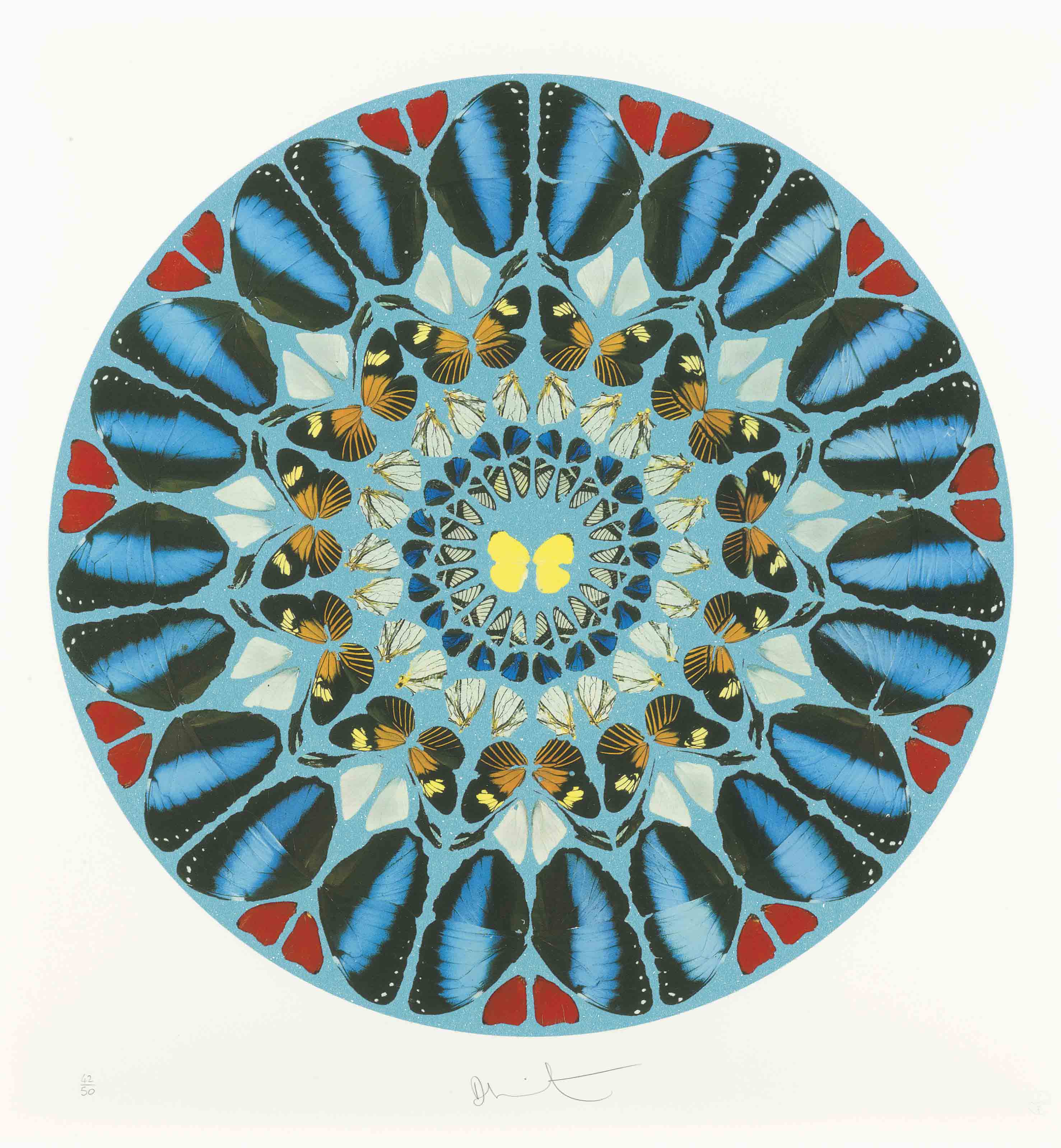 Damien Hirst — Печать псалмов: Ad te, Domine, levavi