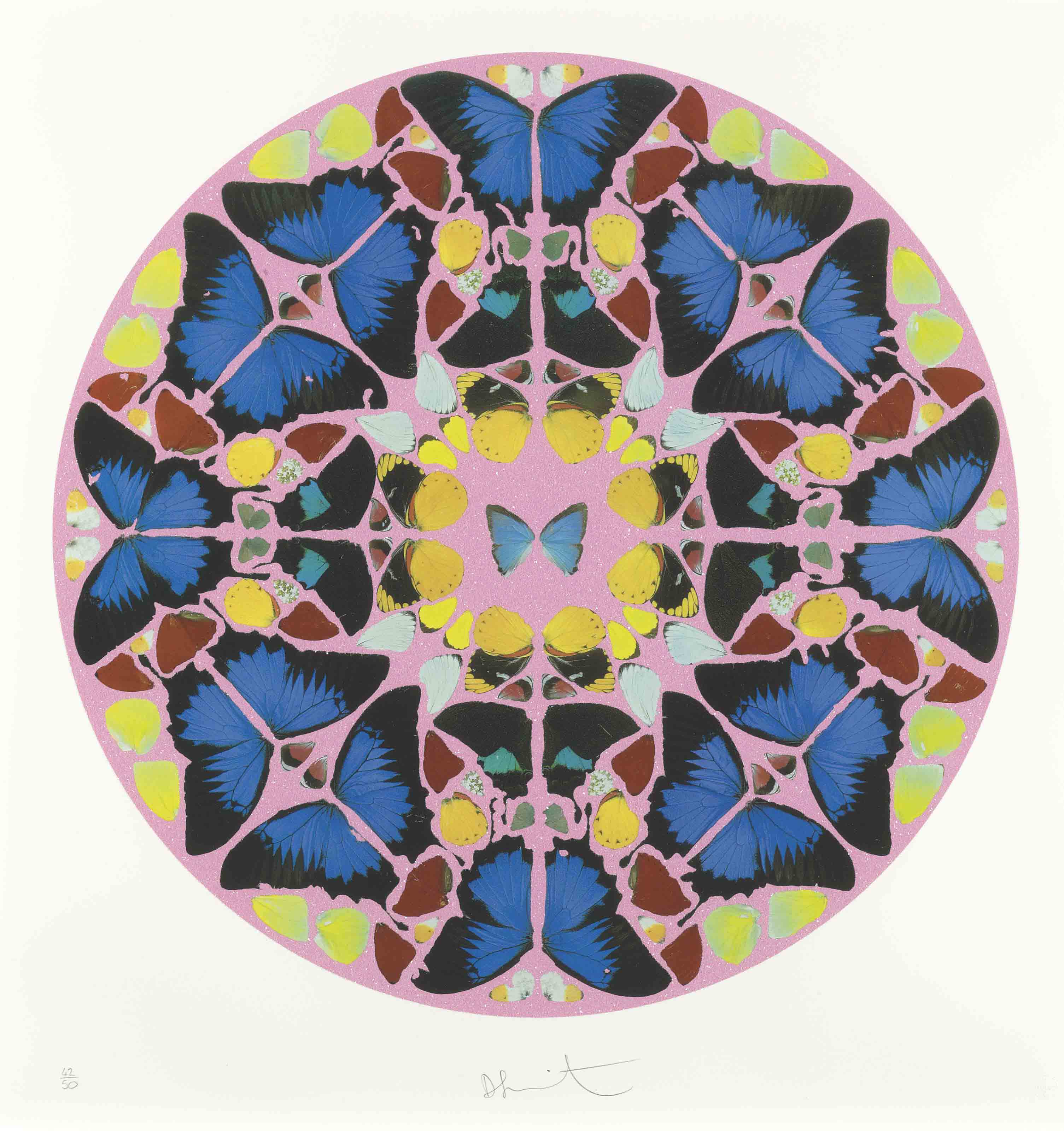 Damien Hirst — Гравюра с псалмом: Coeli enarrant
