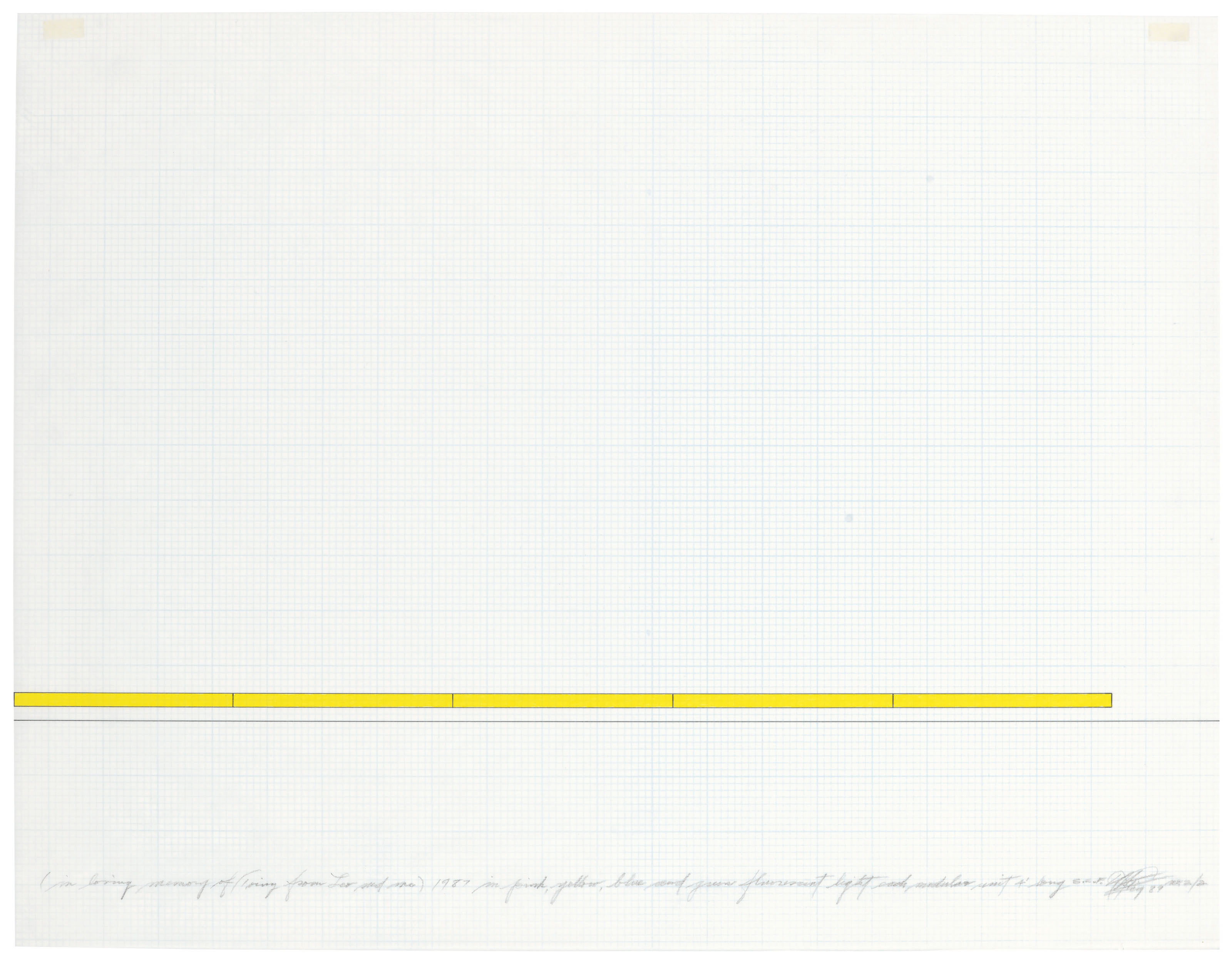 Dan Flavin — в память о Тойни от нас с Лео (3 работы), изображение 2