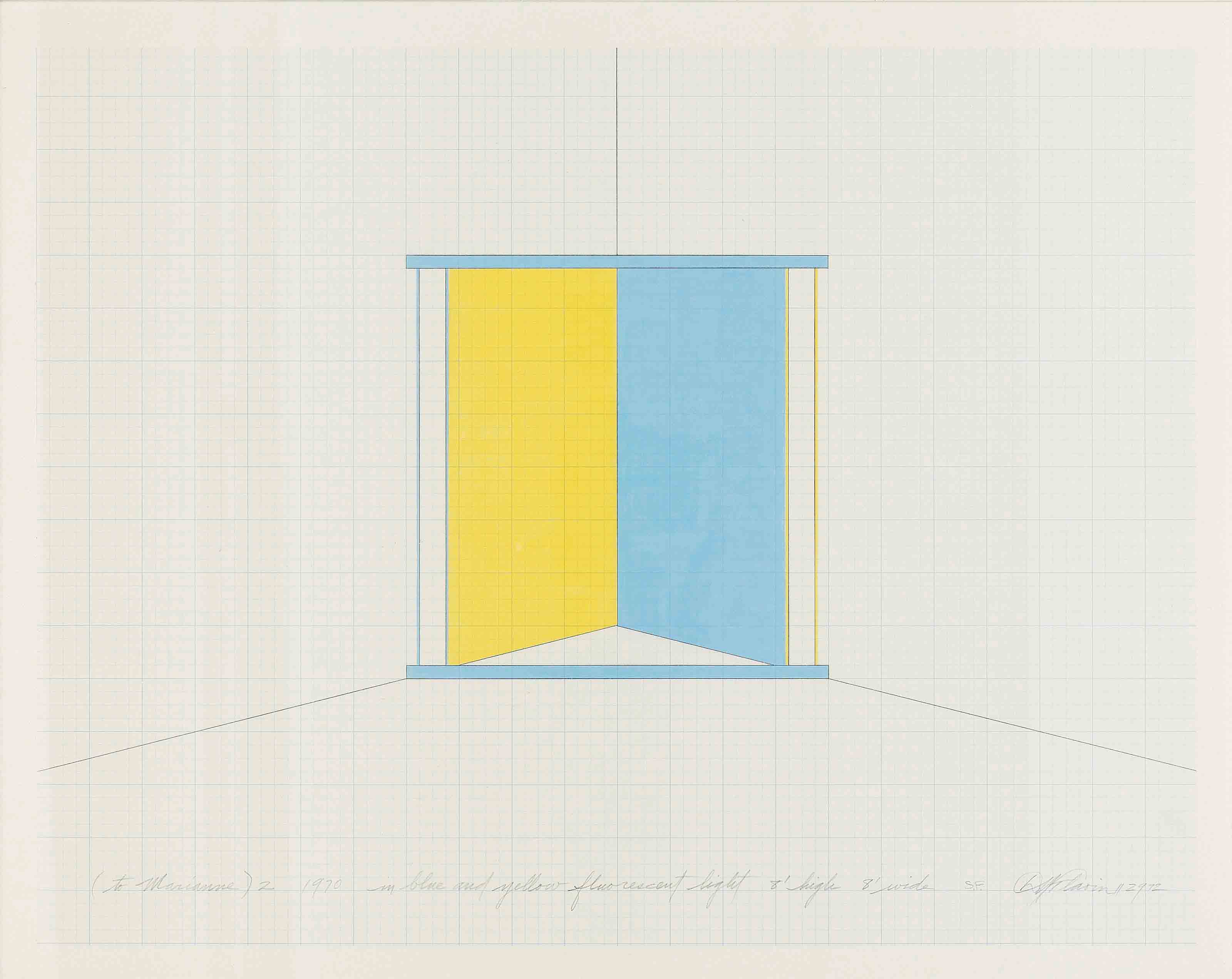 Dan Flavin — Без названия (посвящается Марианне II)