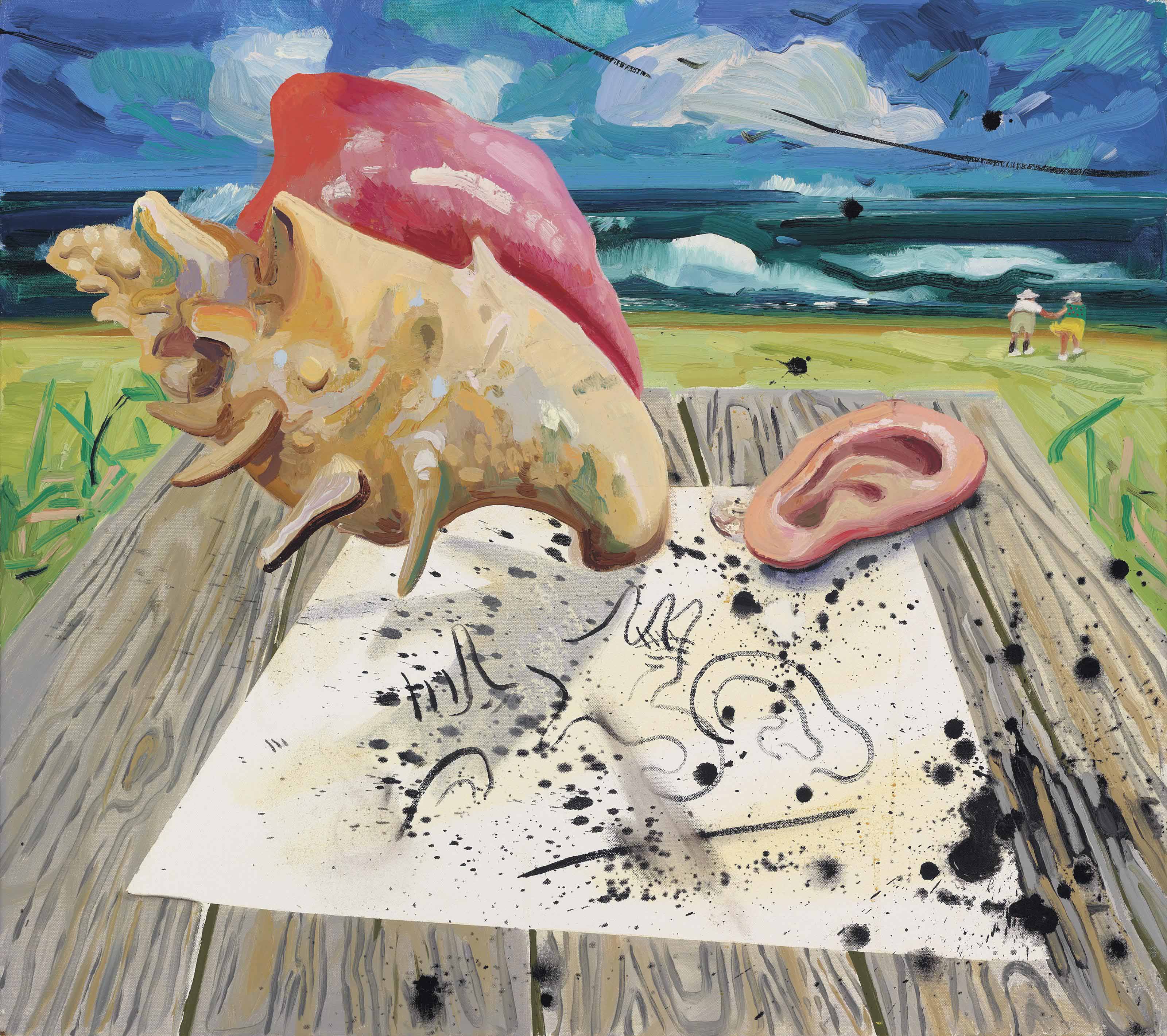 Dana Schutz — Пожилые люди