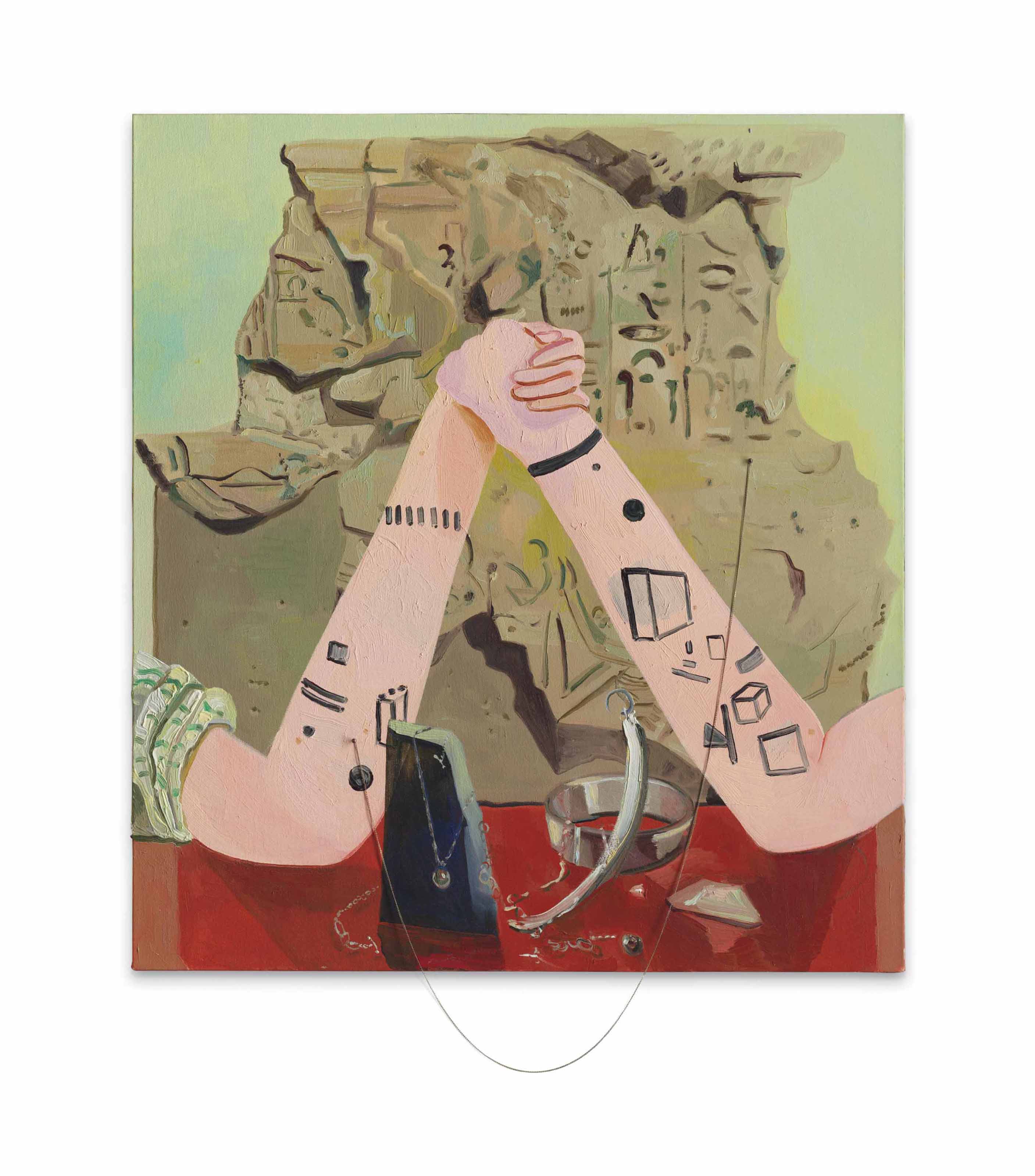 Dana Schutz — QVC (мне нравятся минималистичные татуировки)