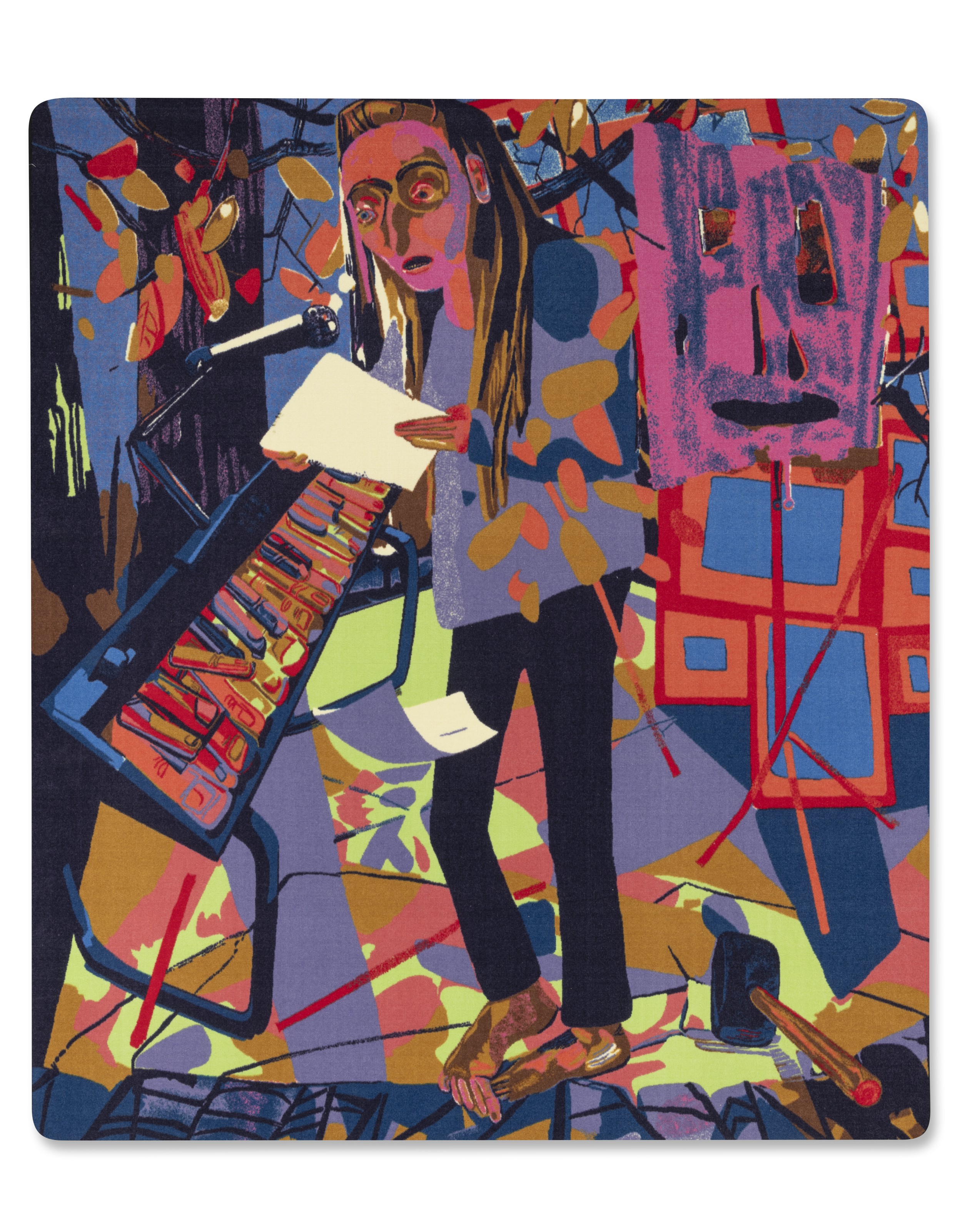Dana Schutz — Гобелен
