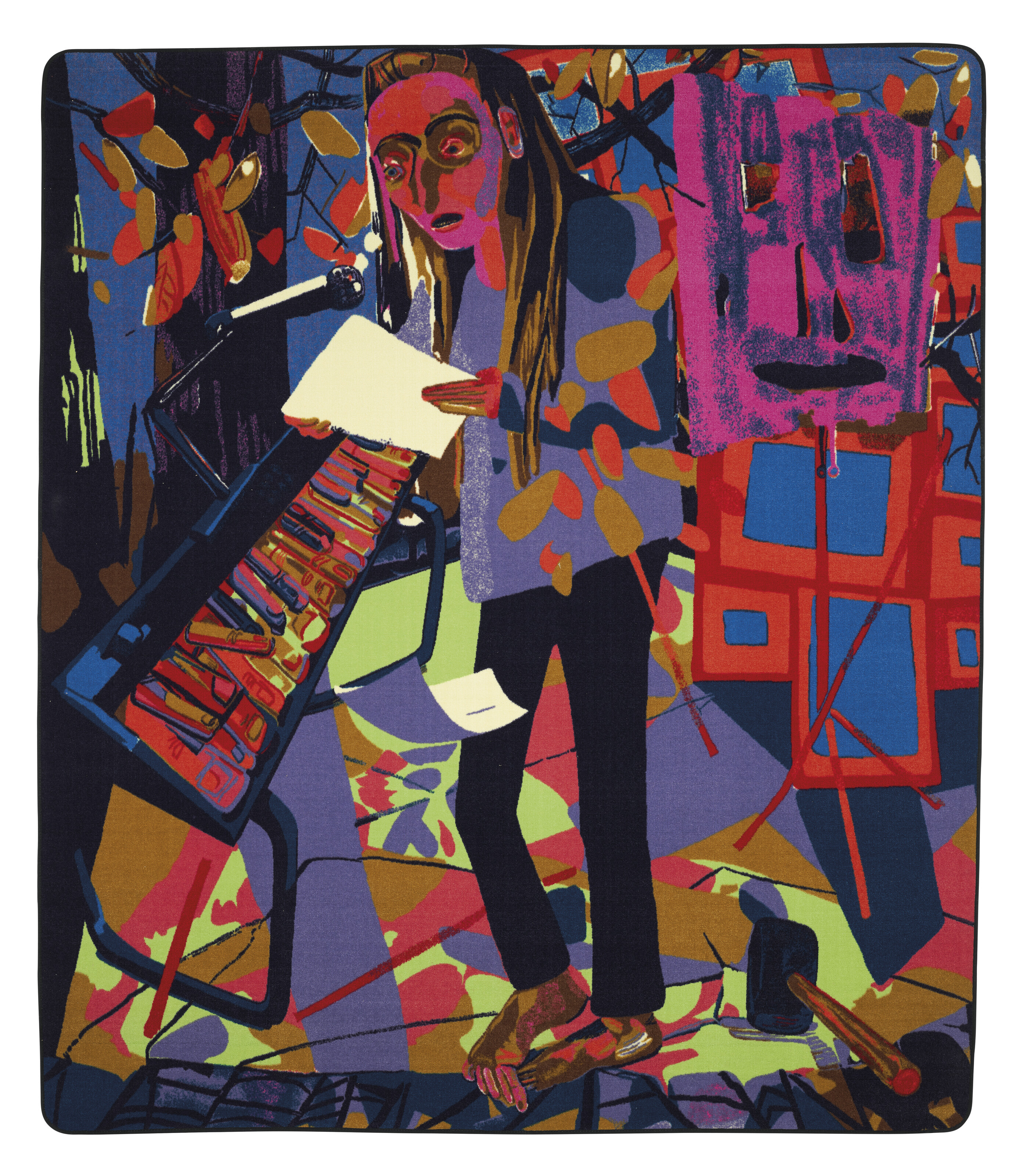 Dana Schutz — Гобелен