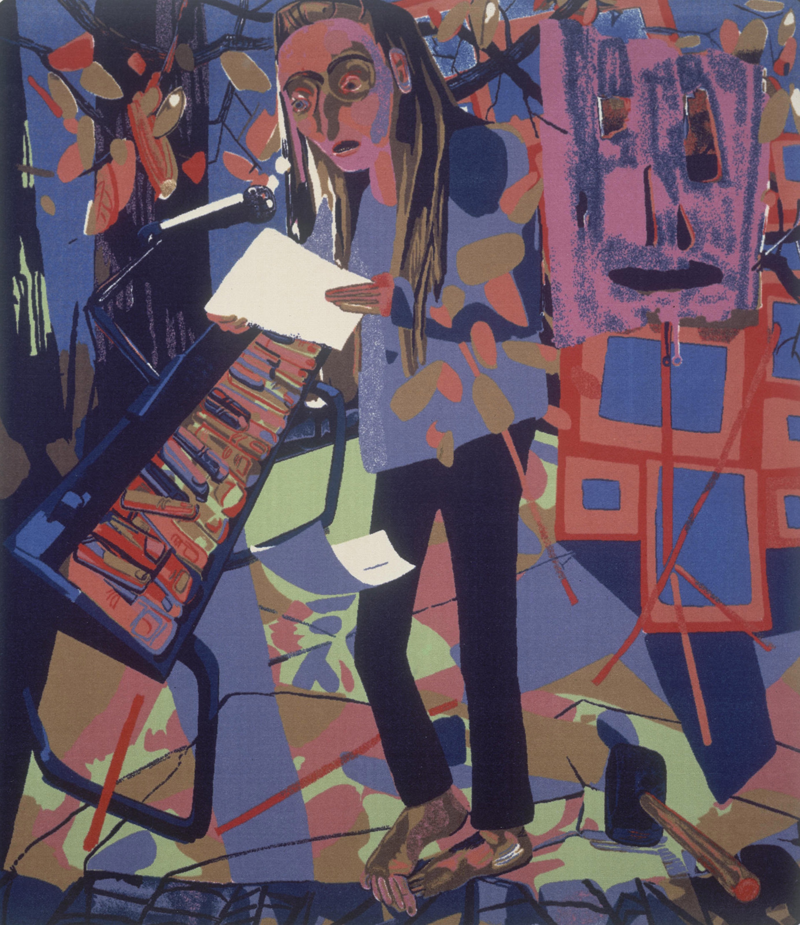 Dana Schutz — Гобелен