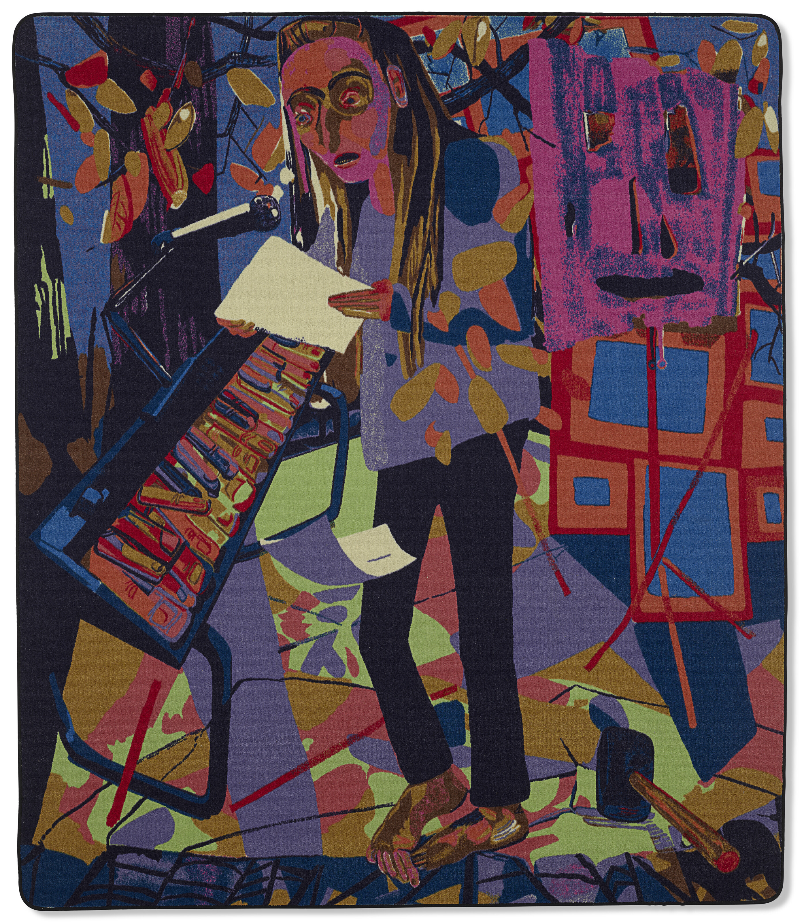 Dana Schutz — Гобелен