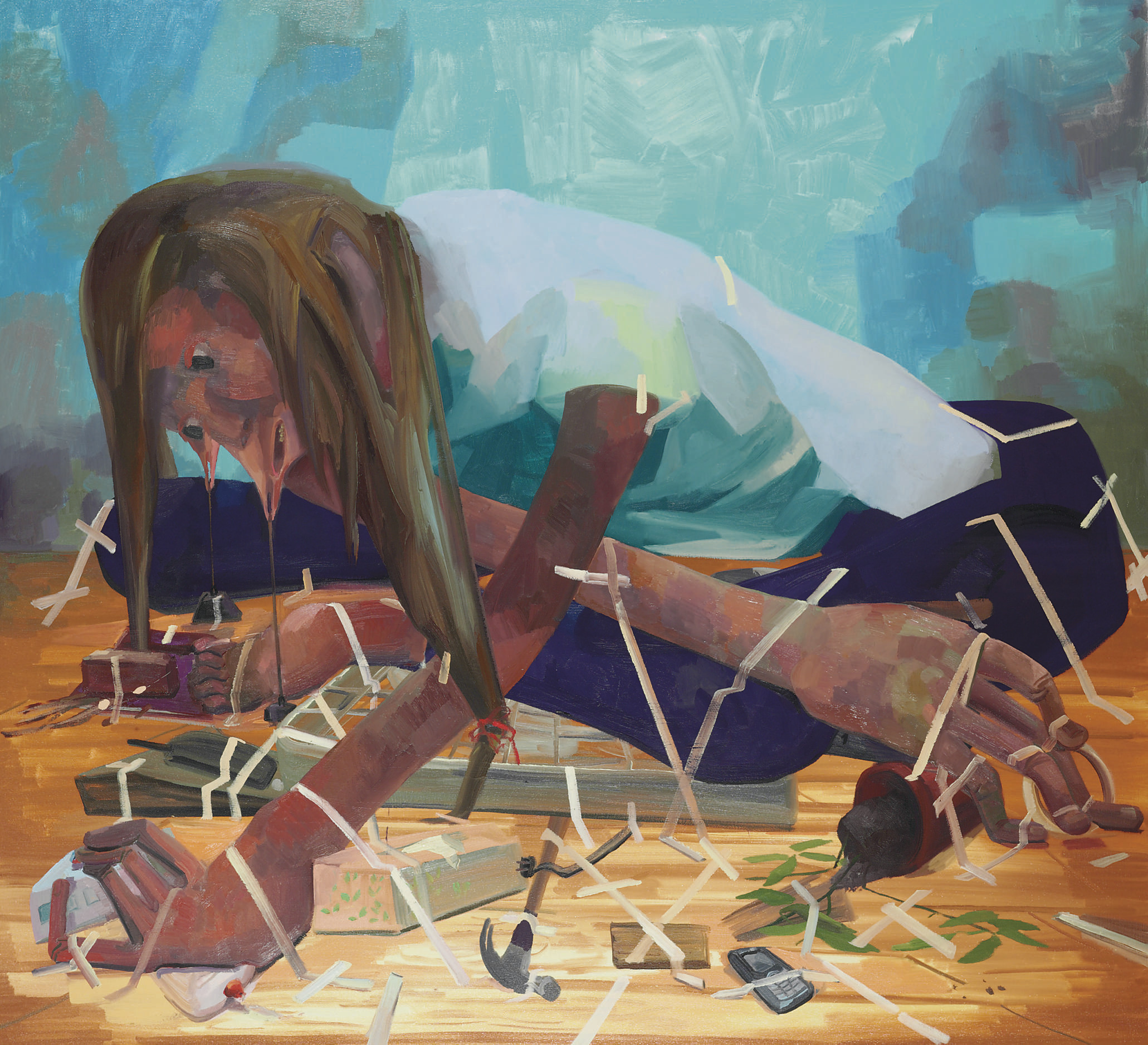 Dana Schutz — Фанатик гравитации
