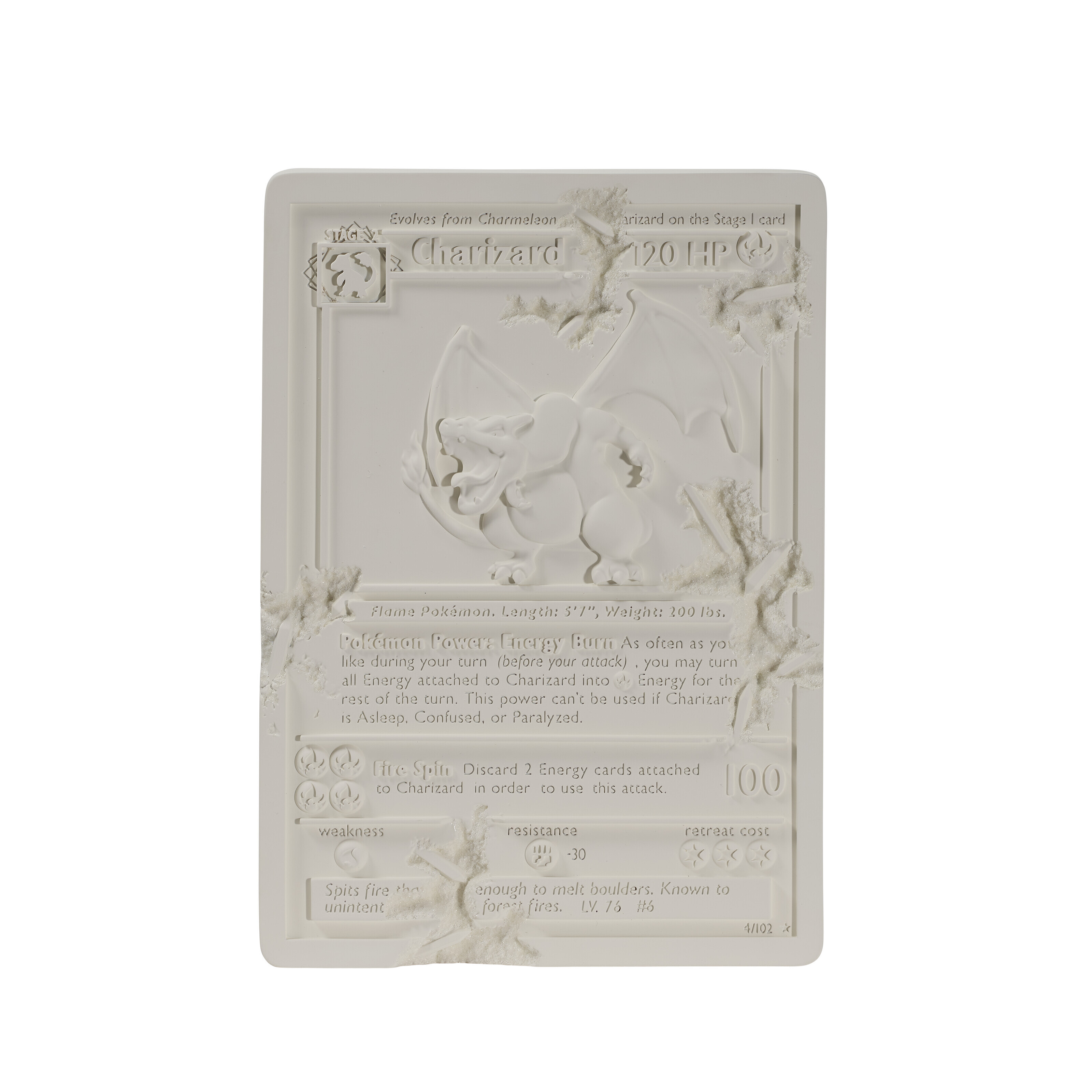 Daniel Arsham — КРИСТАЛЛИЗОВАННАЯ КАРТА ЧАРИЗАРДА