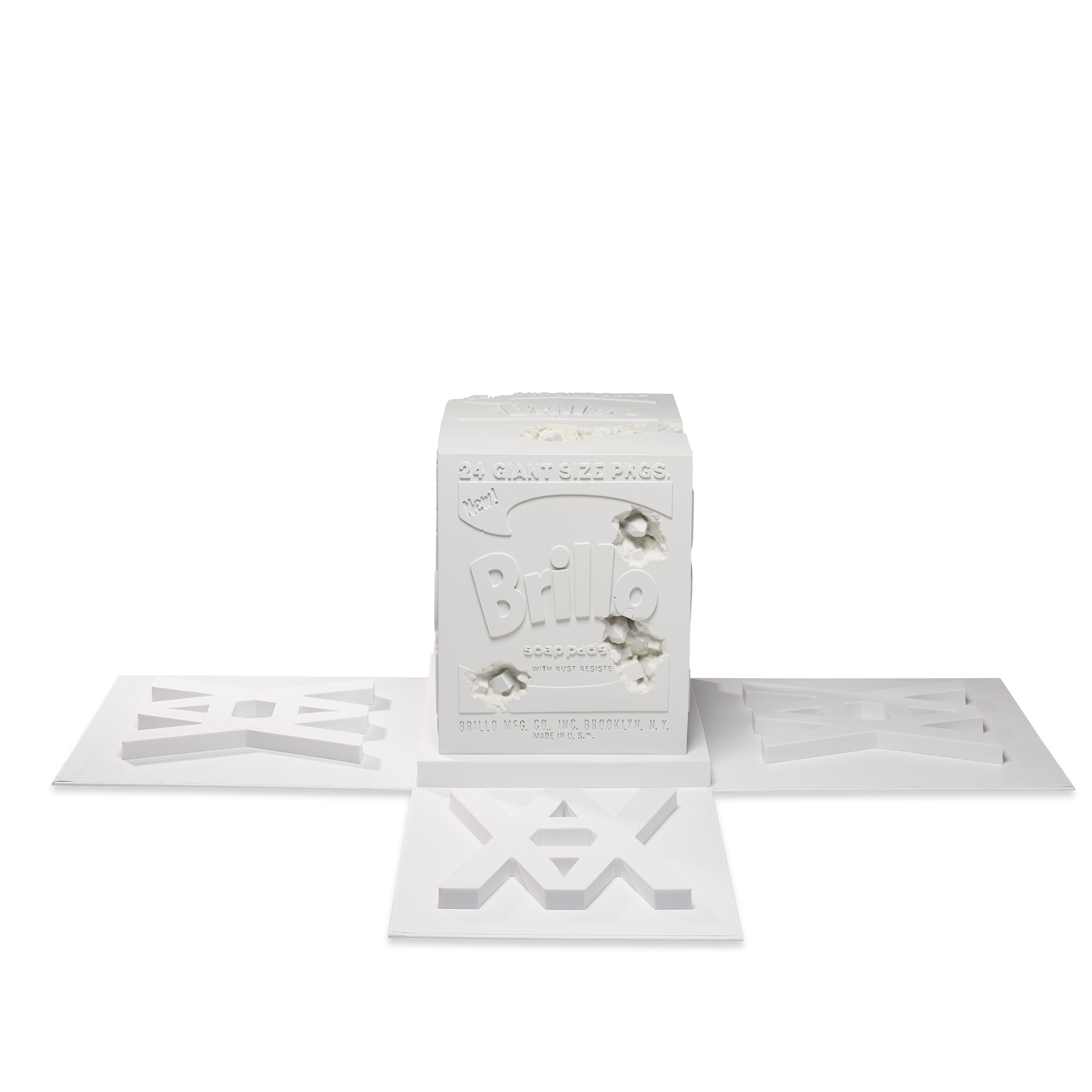 Daniel Arsham — Разрушенная коробка Брилло