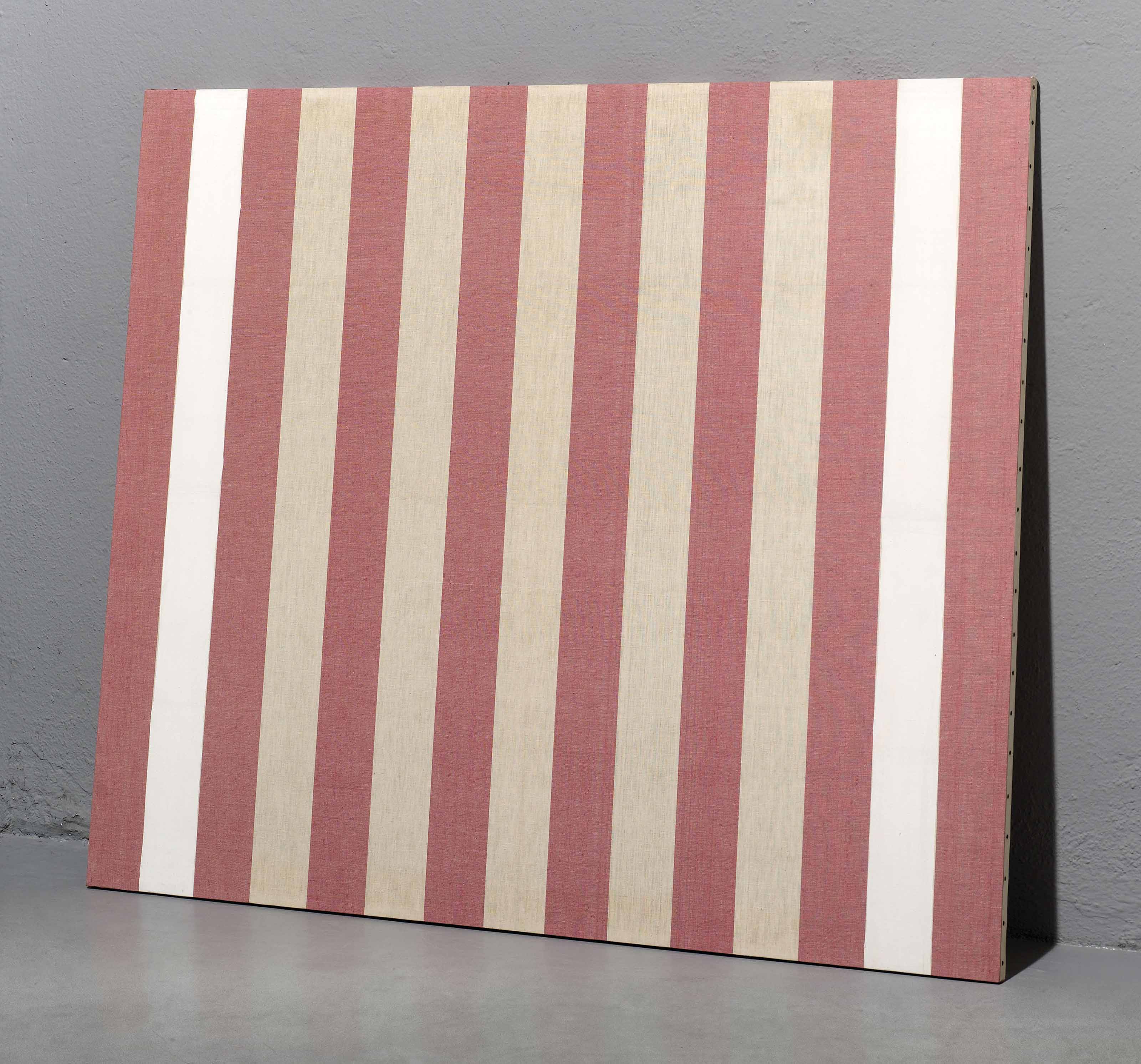 Daniel Buren — Акрил на ткани с обратной стороны