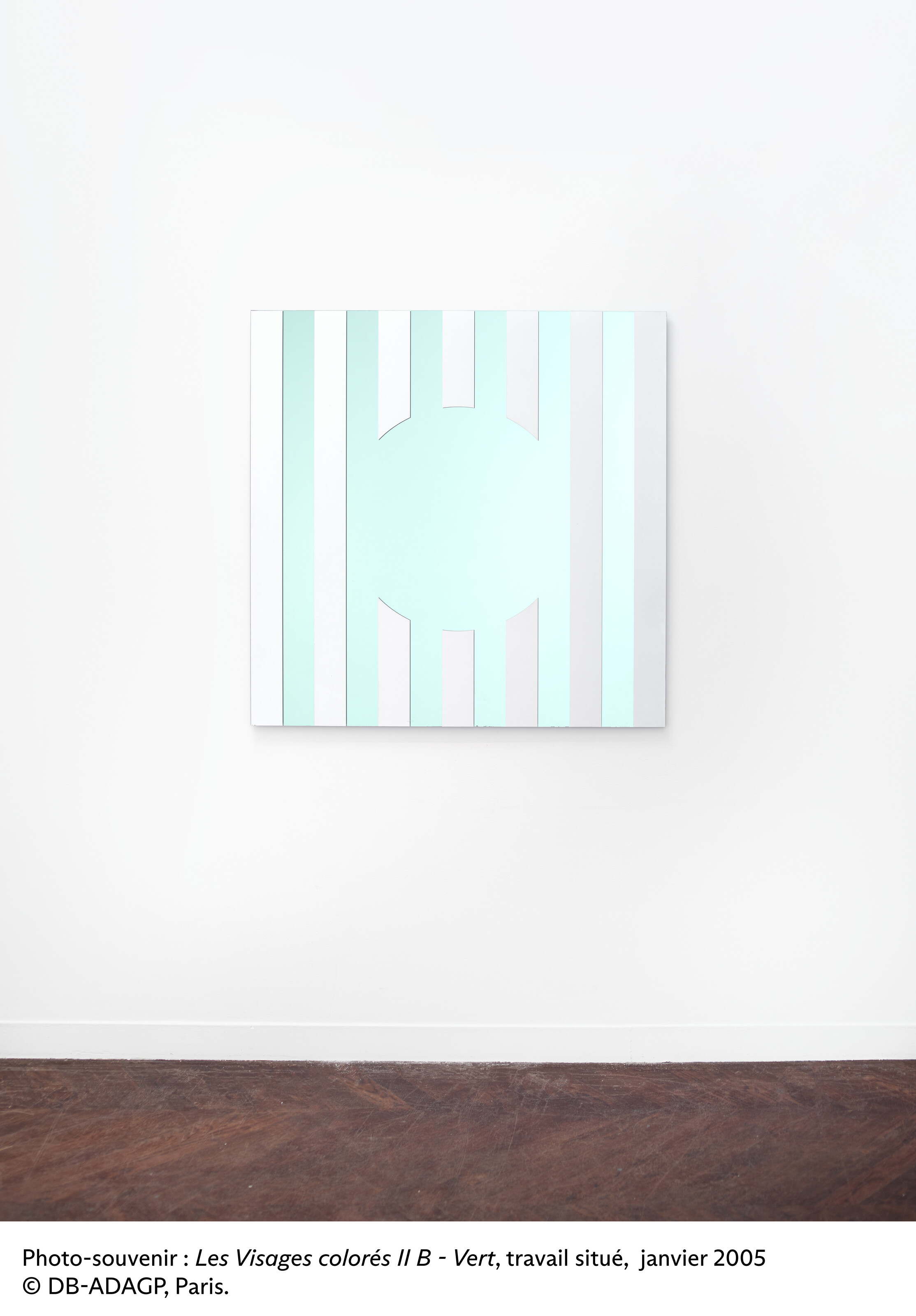 Daniel Buren — Трудная ситуация, Цветные лица II степени