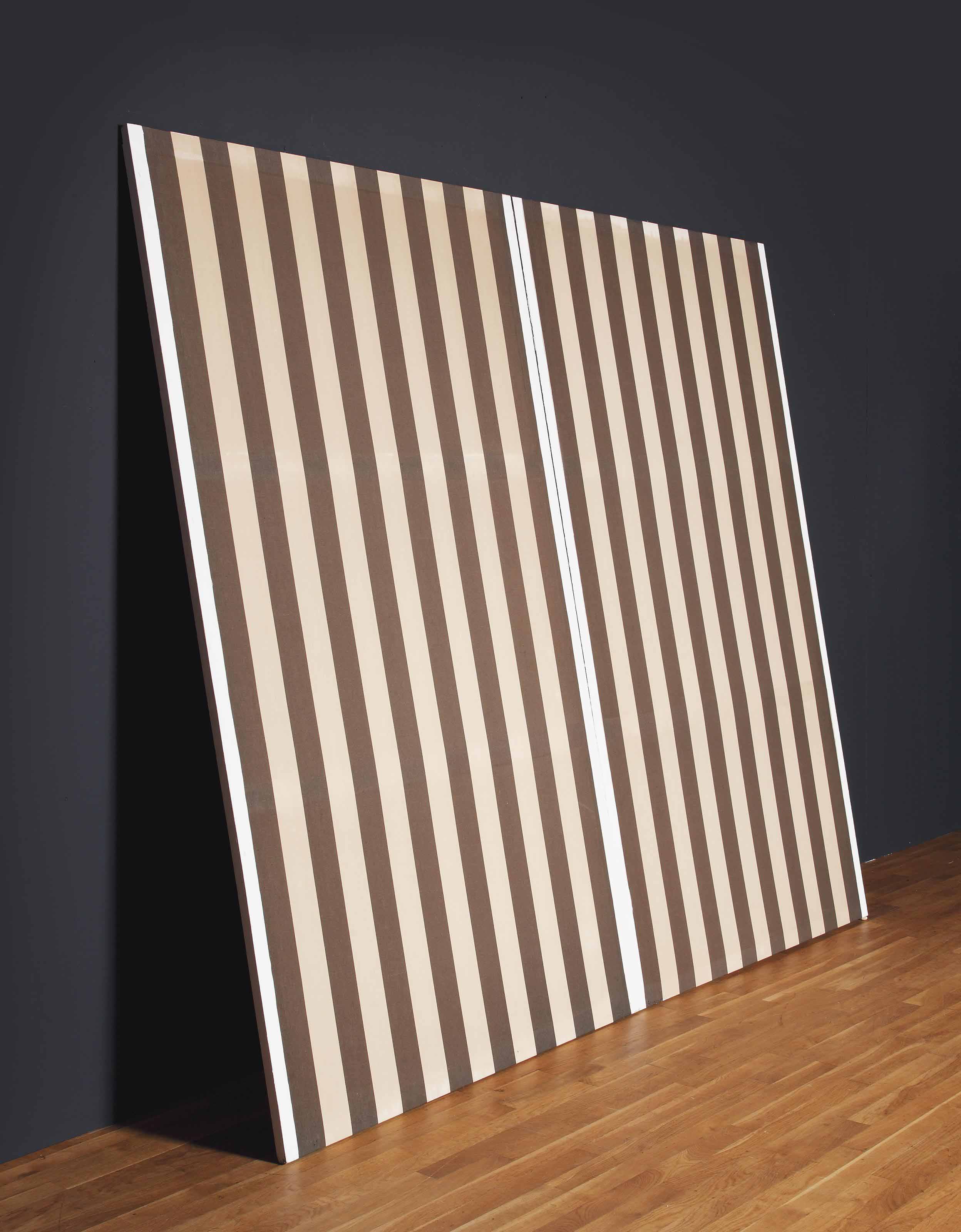 Daniel Buren — Точка обзора коридора - диптих. Дополнение № 12, ситуация с родами