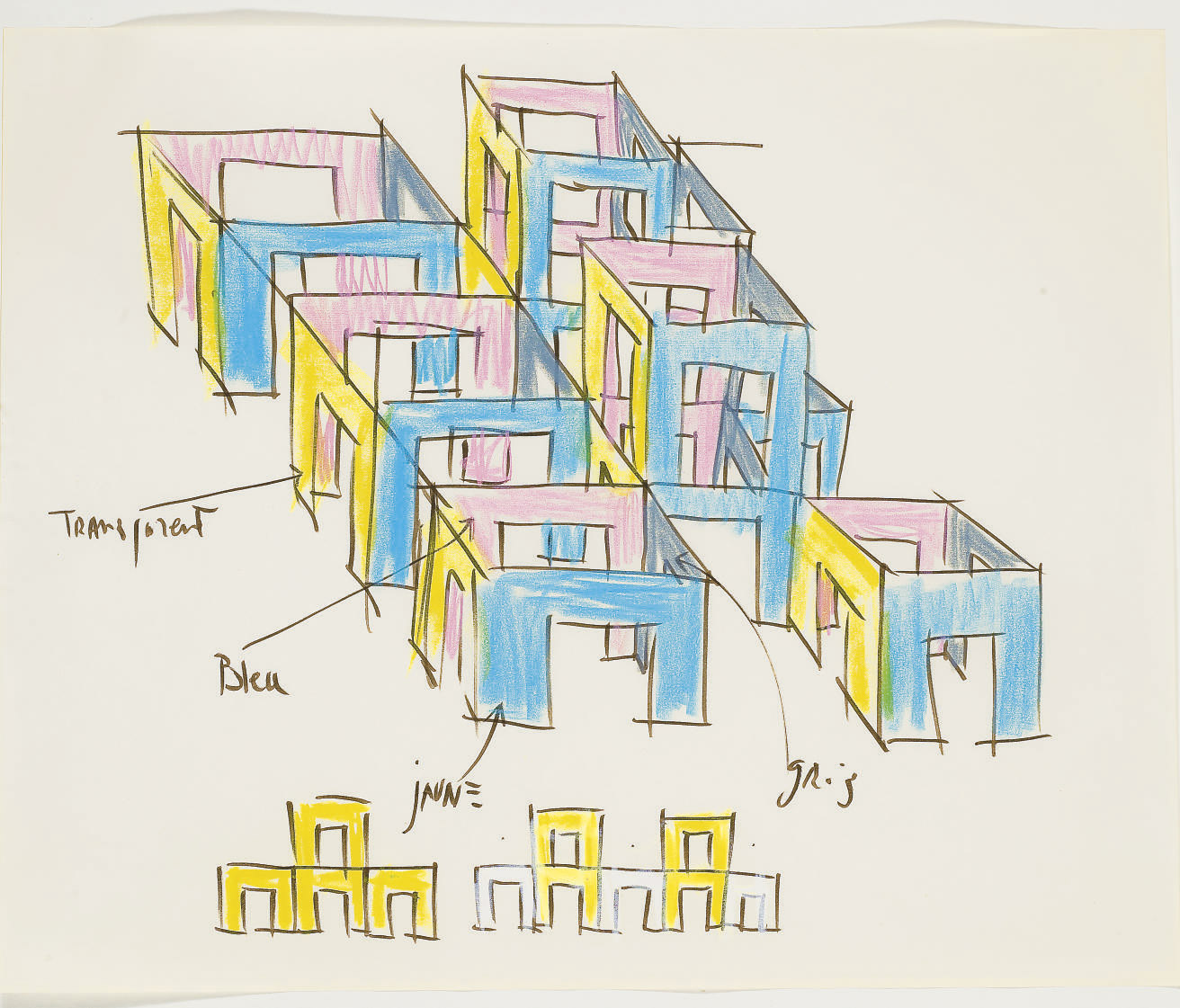 Daniel Buren — Изысканная графика