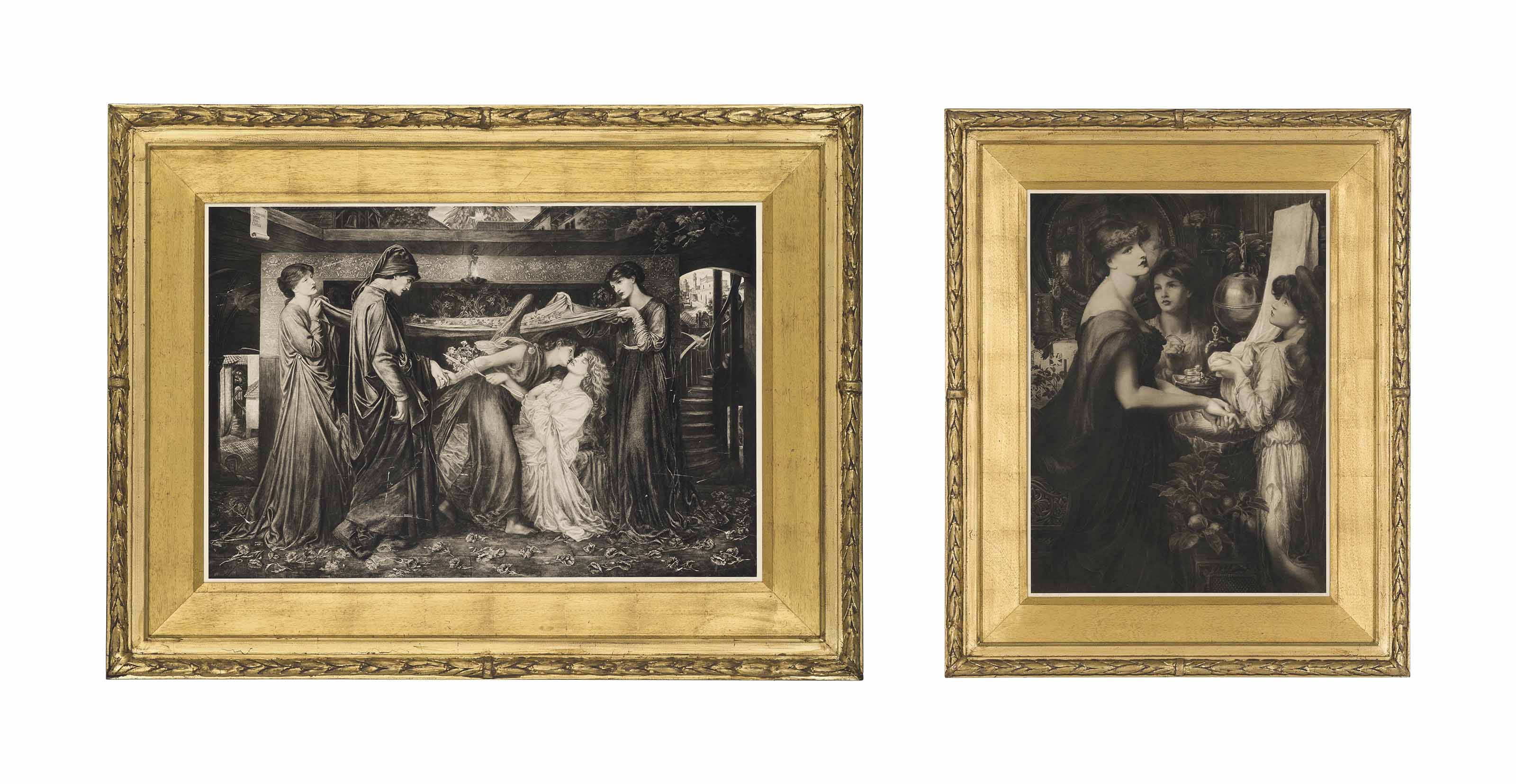 Dante Gabriel Rossetti — Сон Данте и Прекрасная девушка