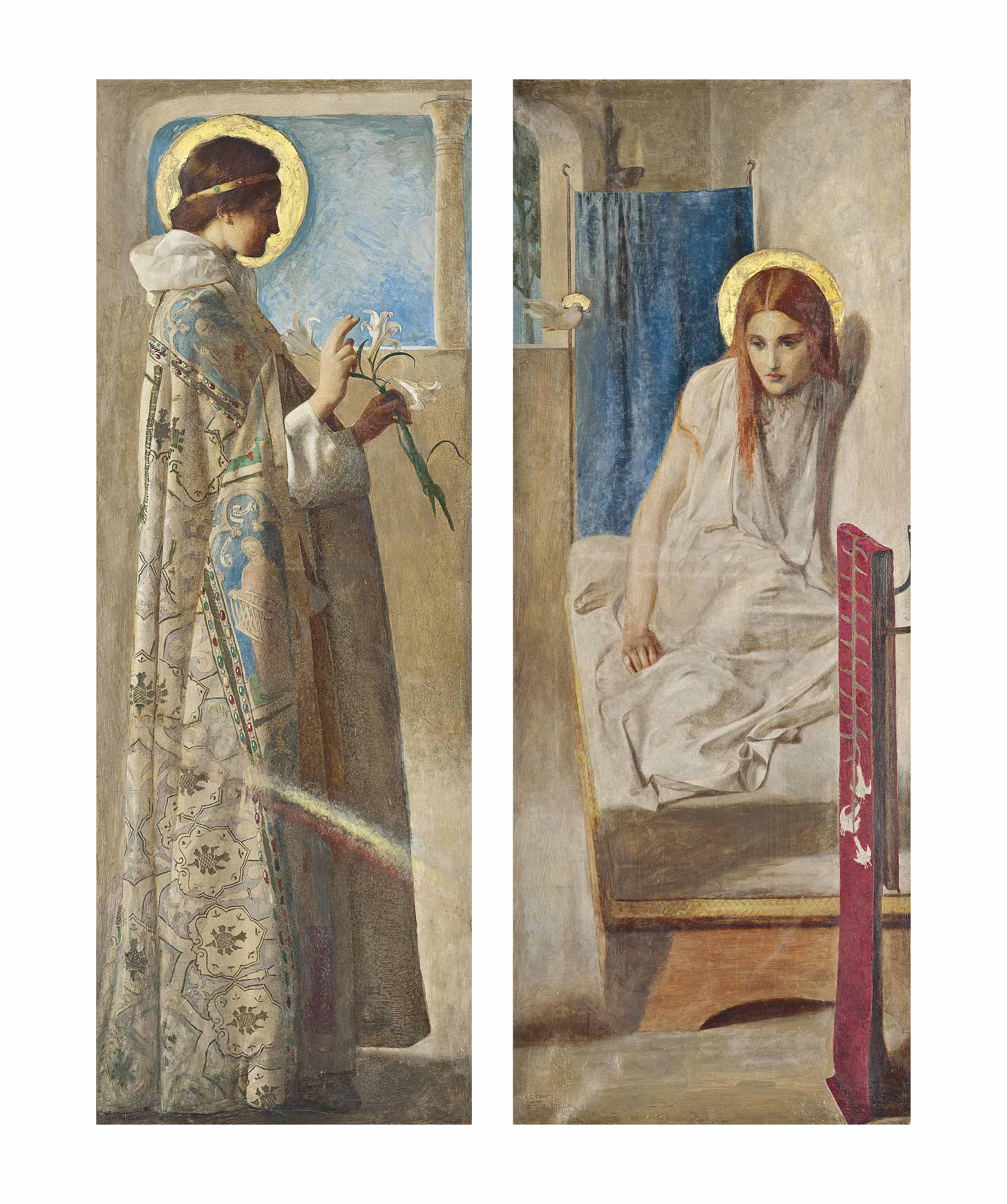 Dante Gabriel Rossetti — Великая служанка Господня! "Благовещение" по пьесе Данте Габриэля Россетти