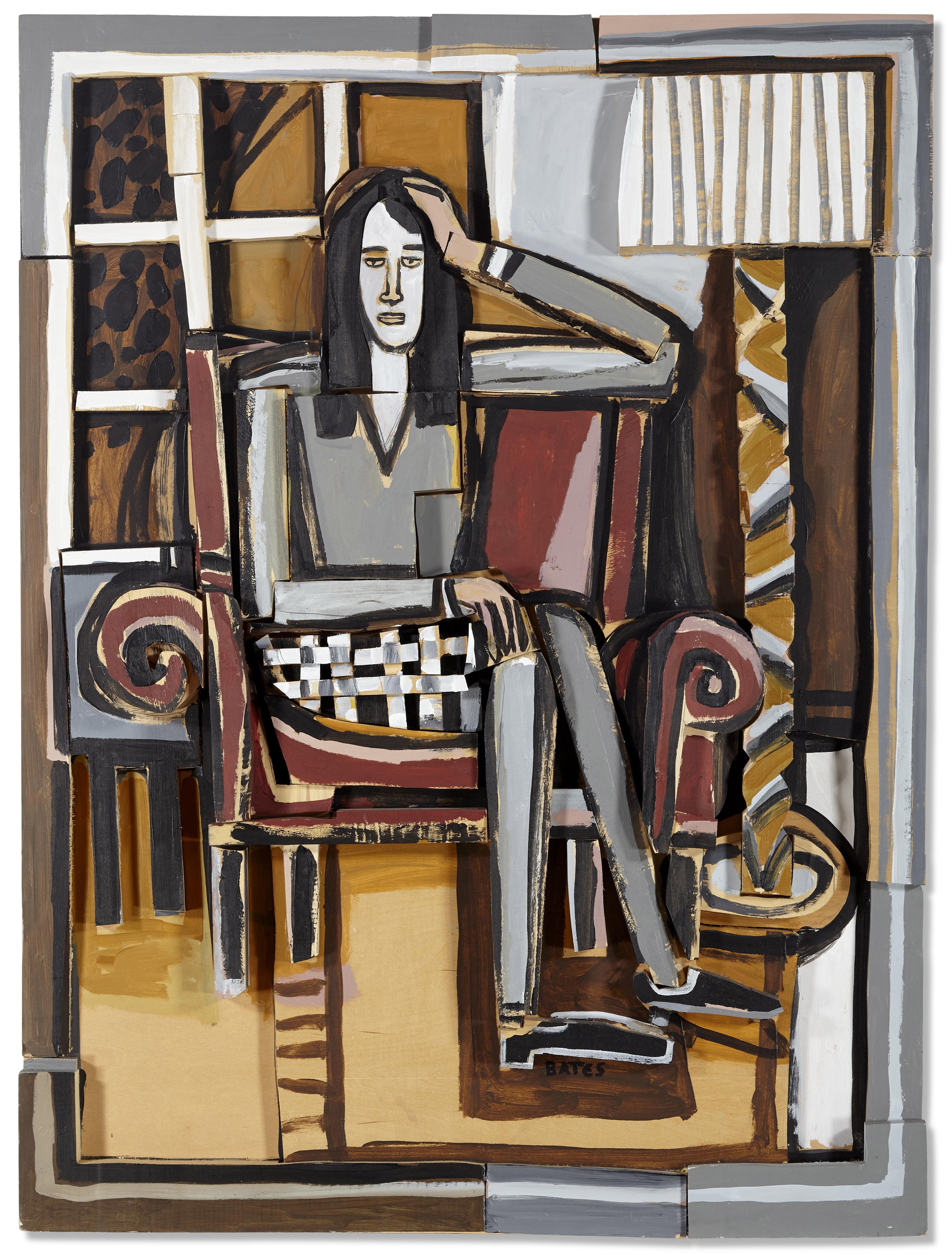 David Bates — Женщина в кресле