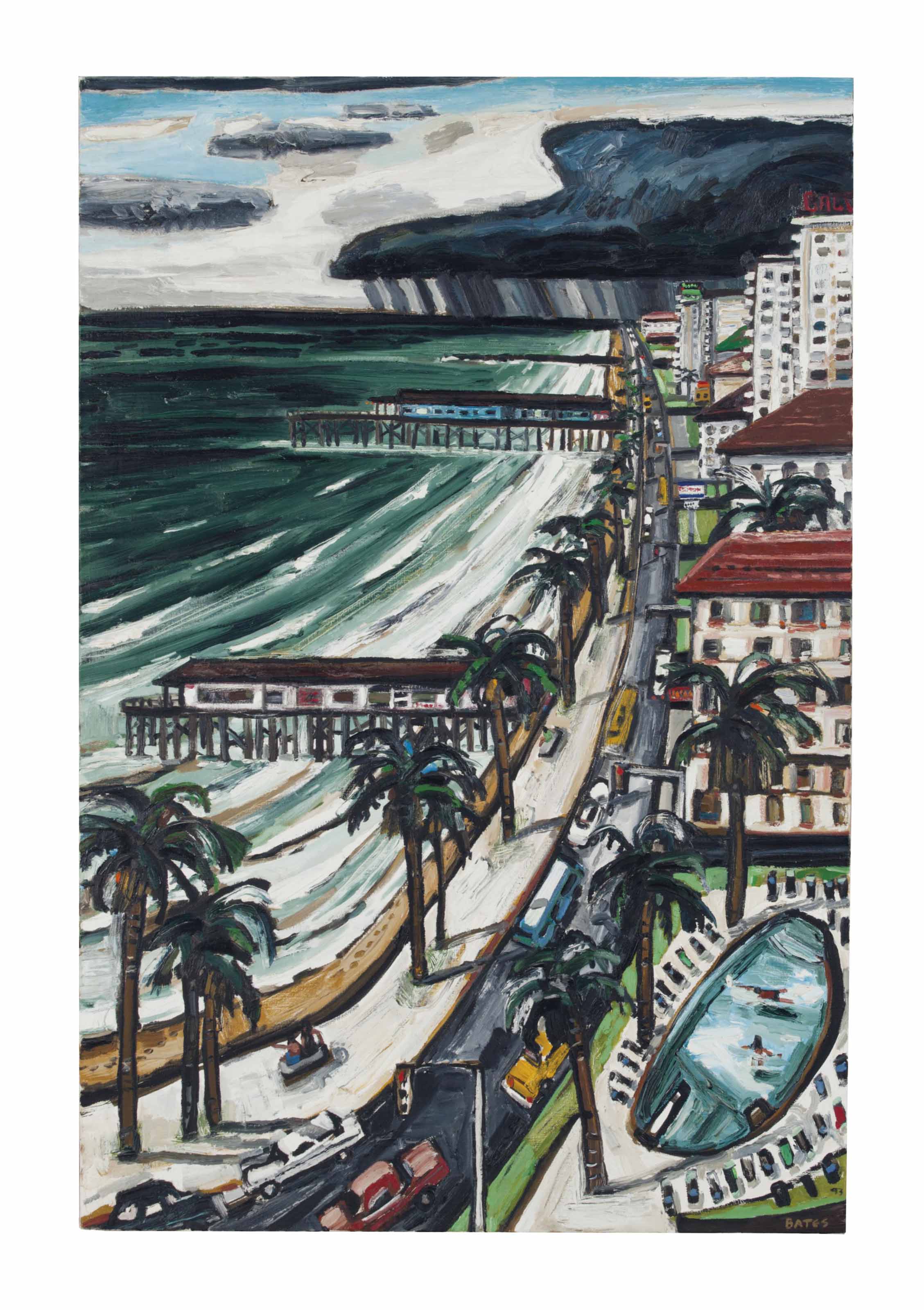 David Bates — Морская стена Галвестона
