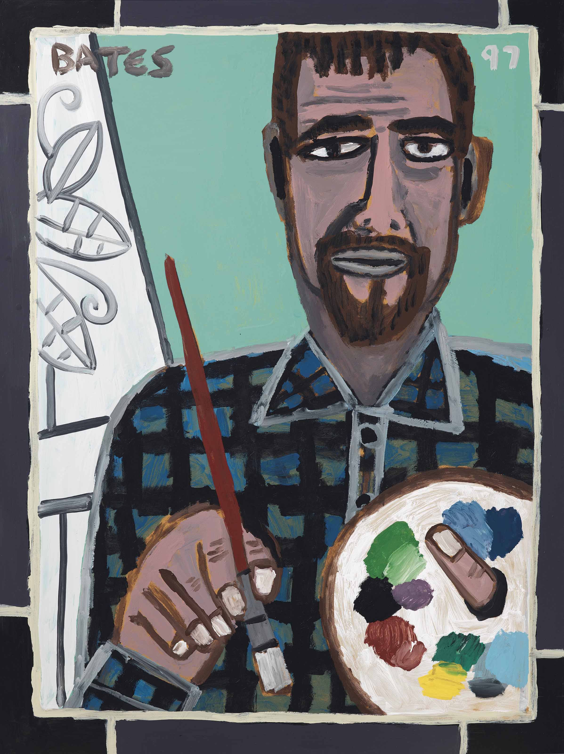 David Bates — Автопортрет