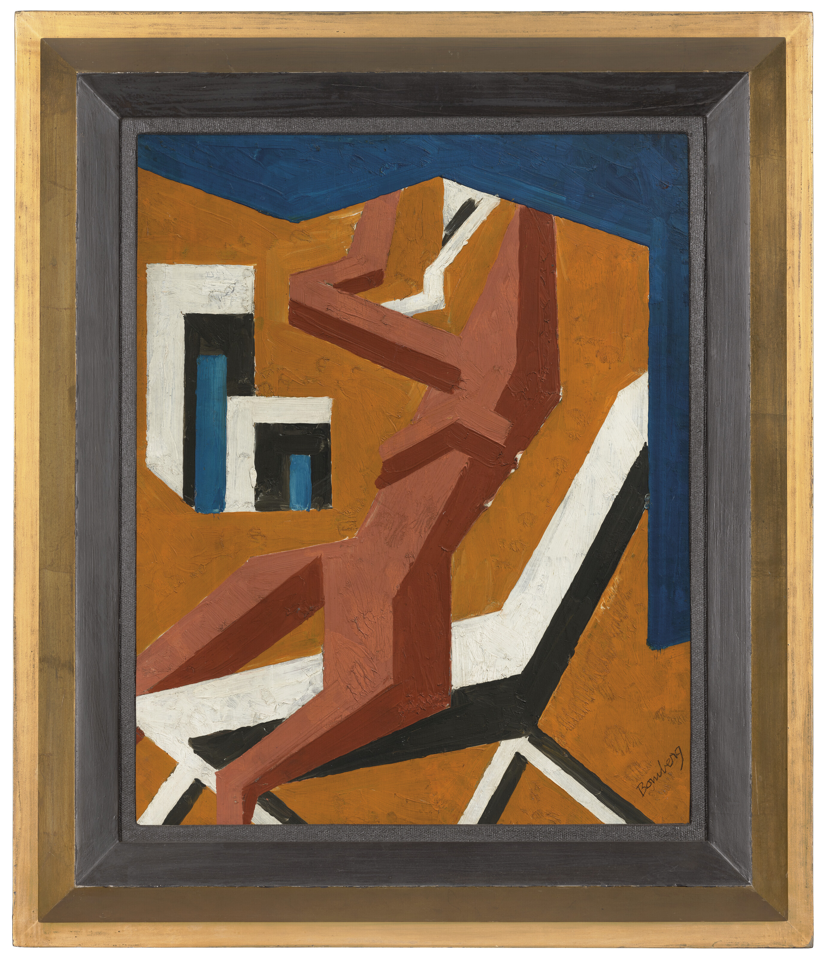 David Bomberg — Исследование фигуры (скаковая лошадь), изображение 2