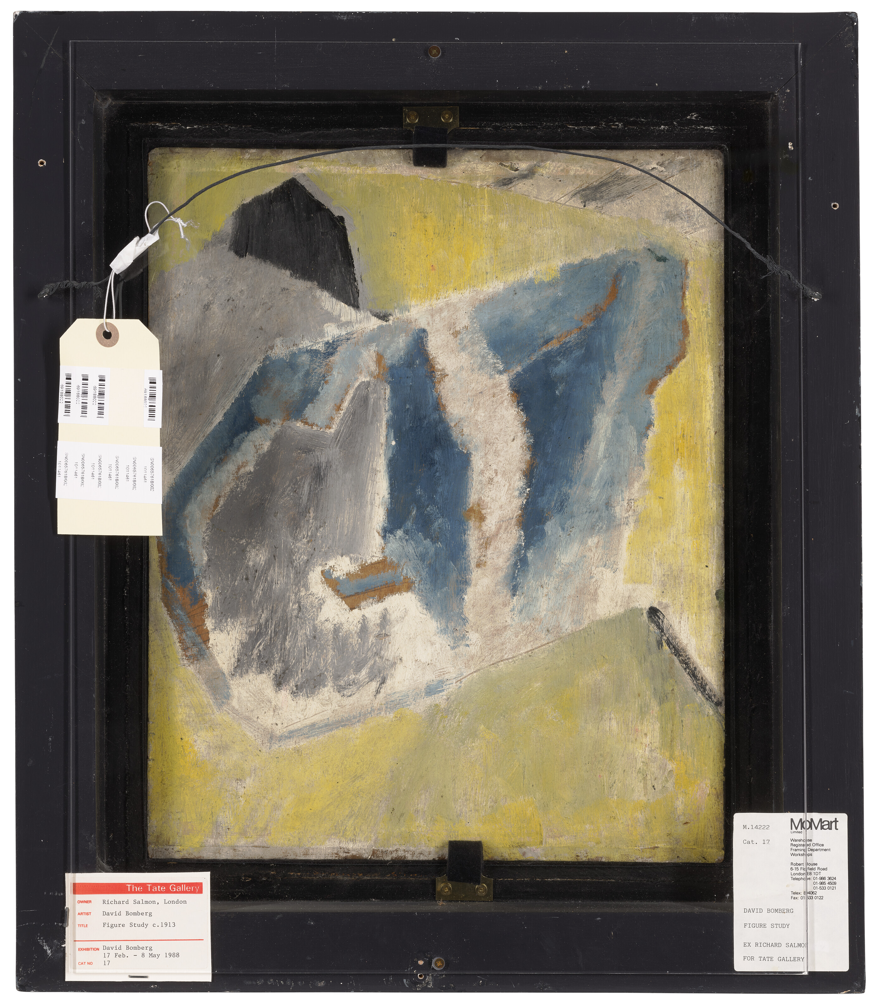 David Bomberg — Исследование фигуры (скаковая лошадь), изображение 3