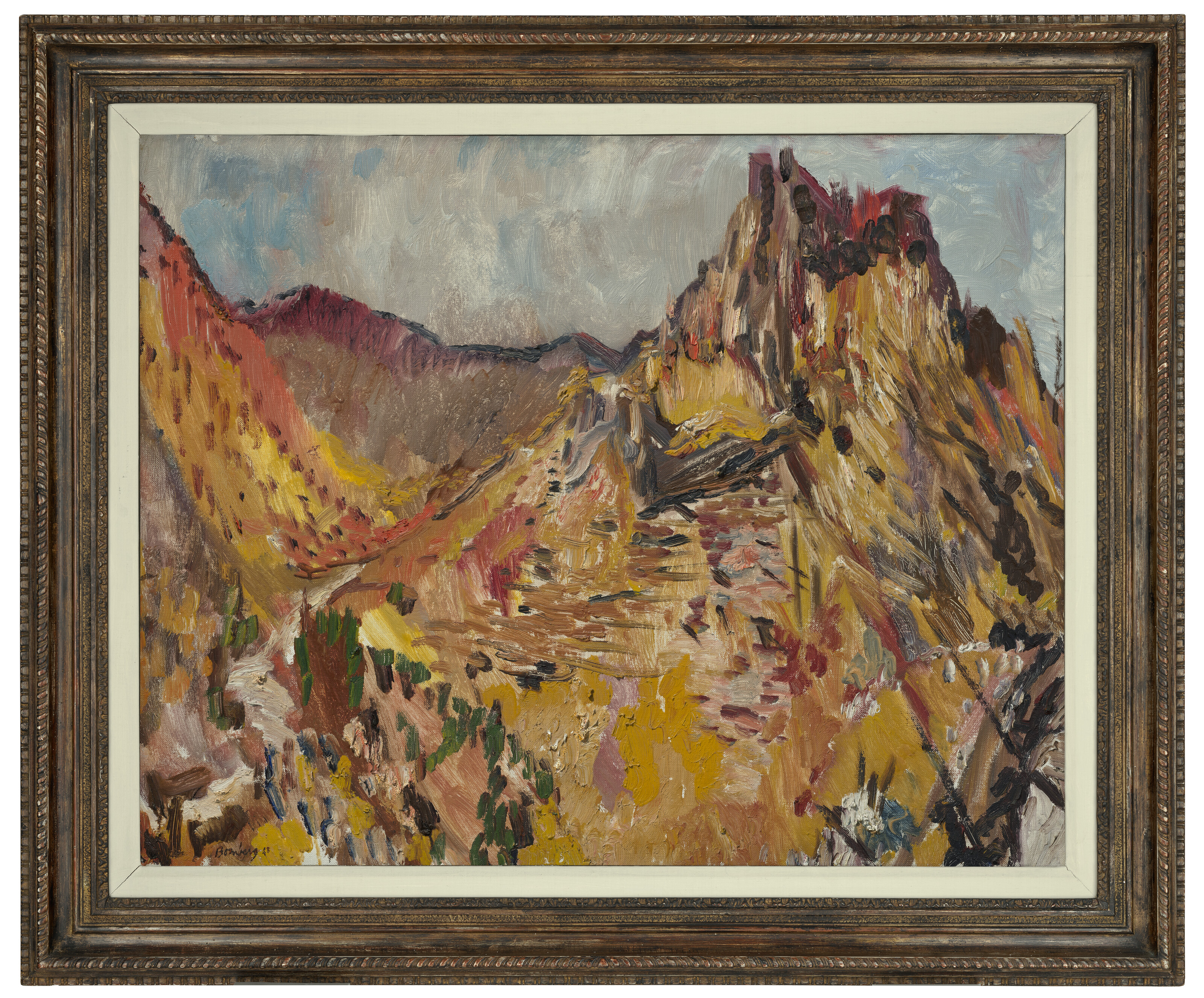 David Bomberg — Гора Святого Илариона, Кипр, изображение 2
