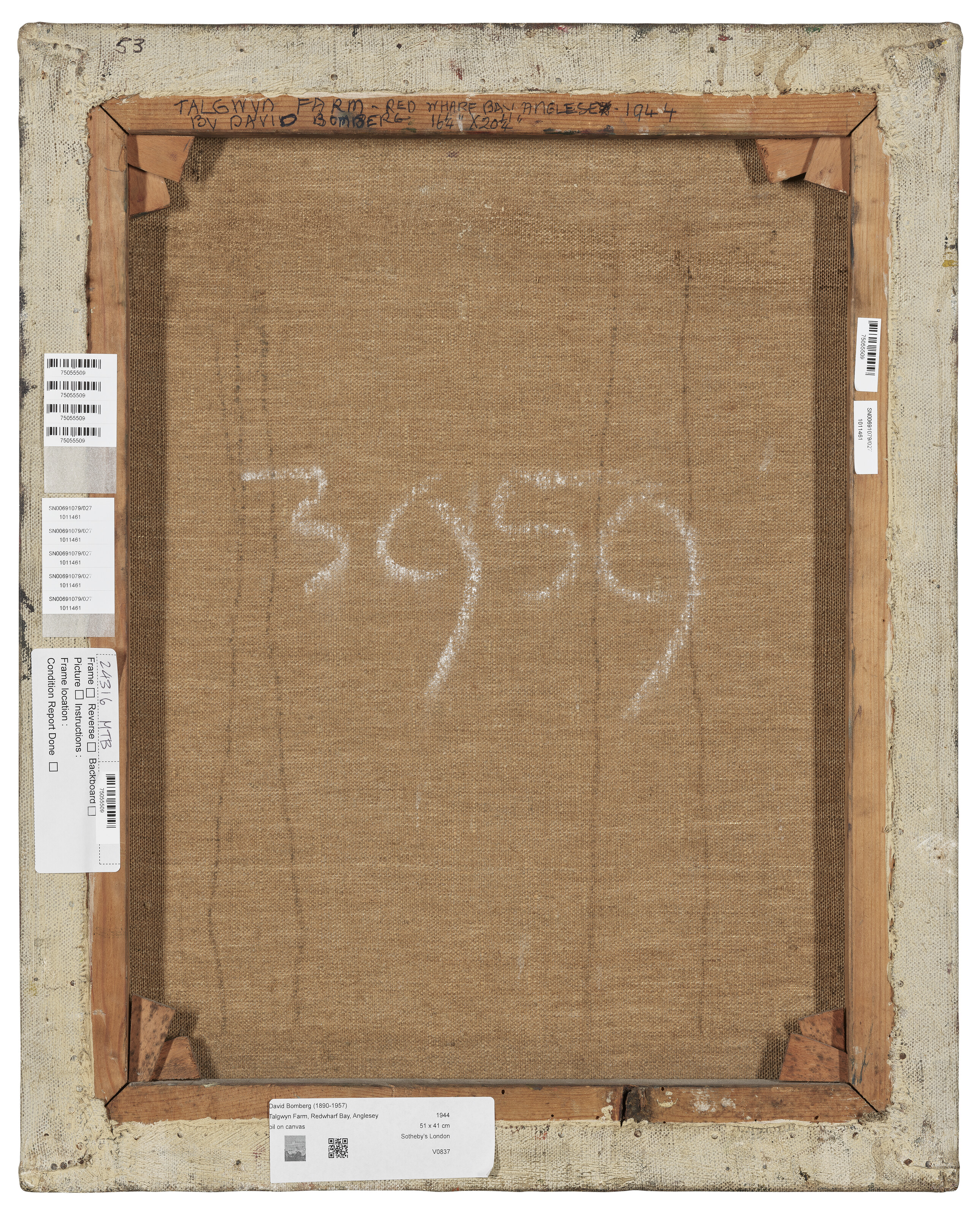 David Bomberg — Ферма Талгвинов, залив Редуорф, Англси, изображение 3