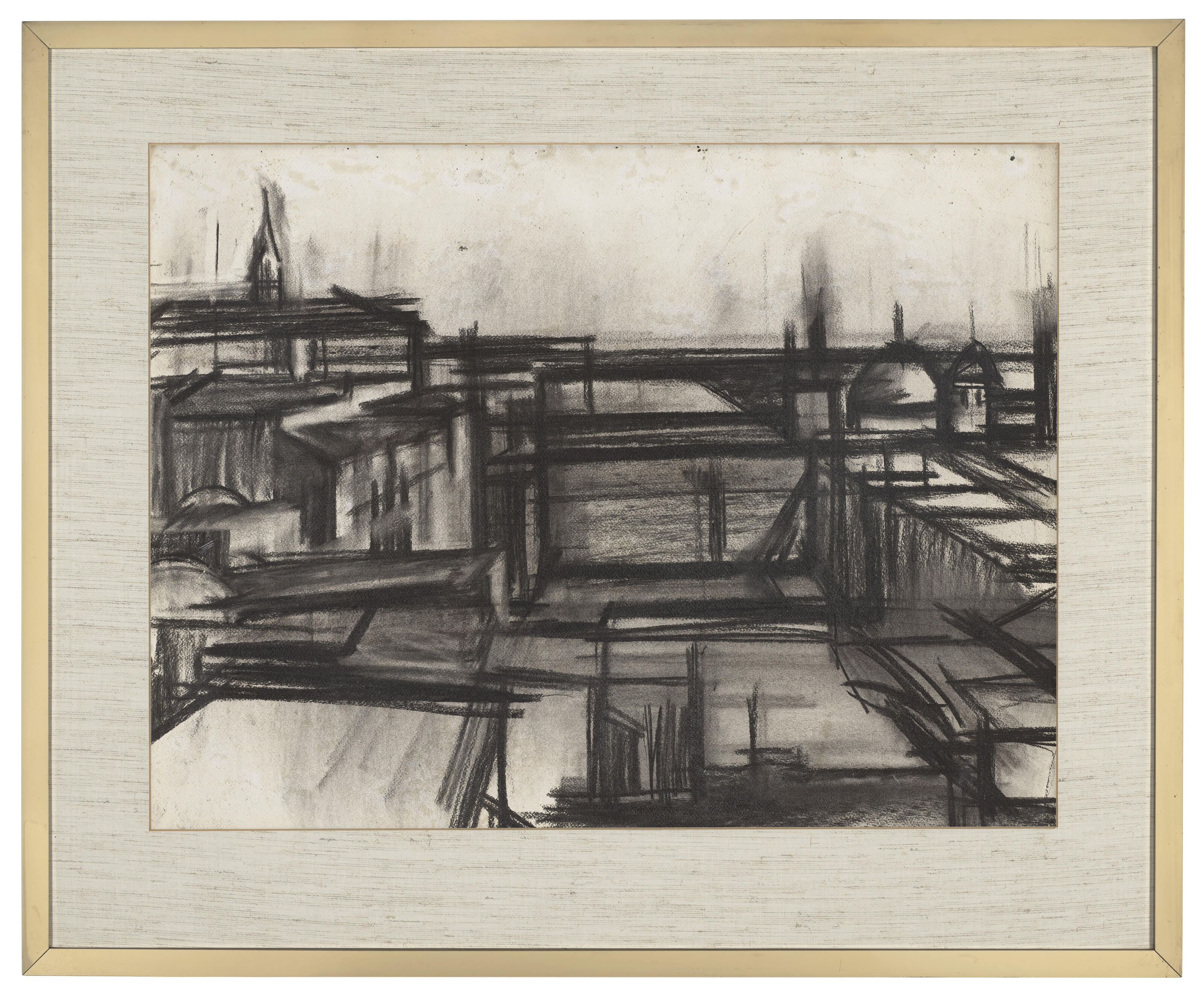David Bomberg — Крыши домов, Иерусалим, изображение 2