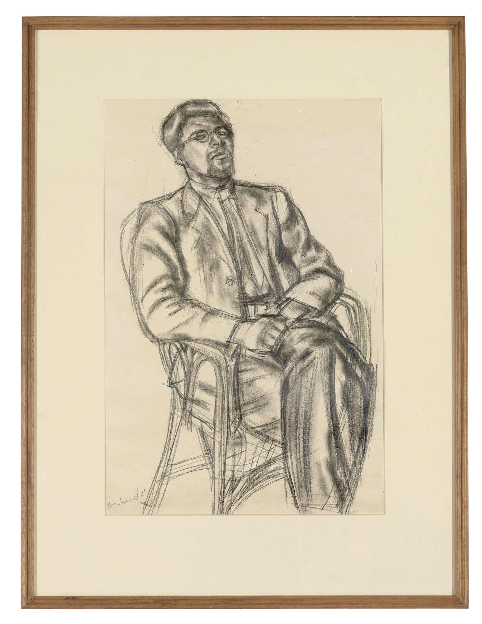 David Bomberg — Портрет мужчины, изображение 2