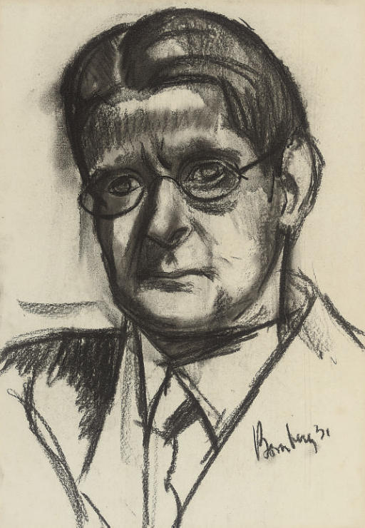 David Bomberg — Портрет Томаса Берка