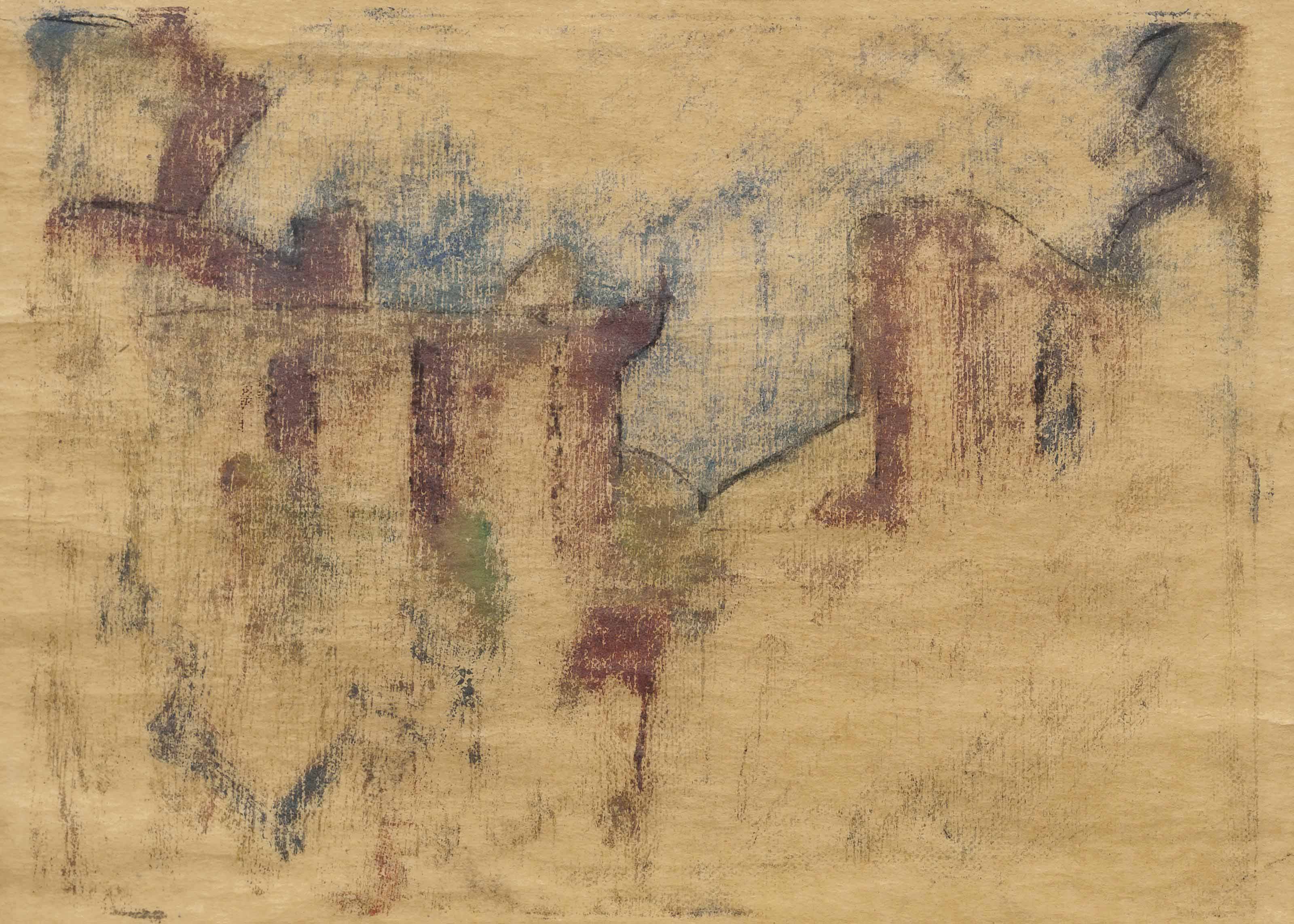 David Bomberg — Монастырь на скалах