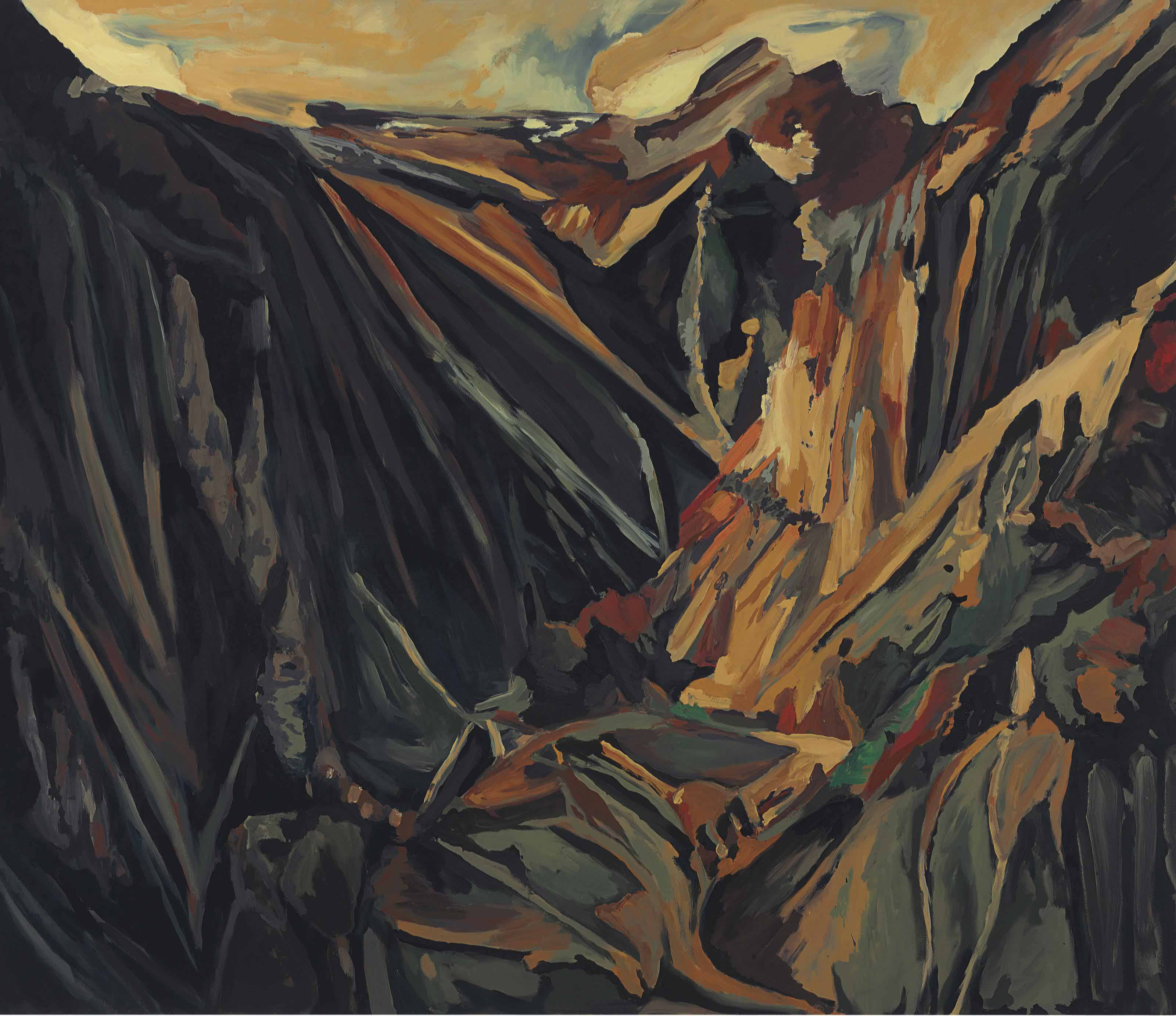 David Bomberg — Дэвид Бомберг, долина Ла-Эрмида, Пикос, 1935 год